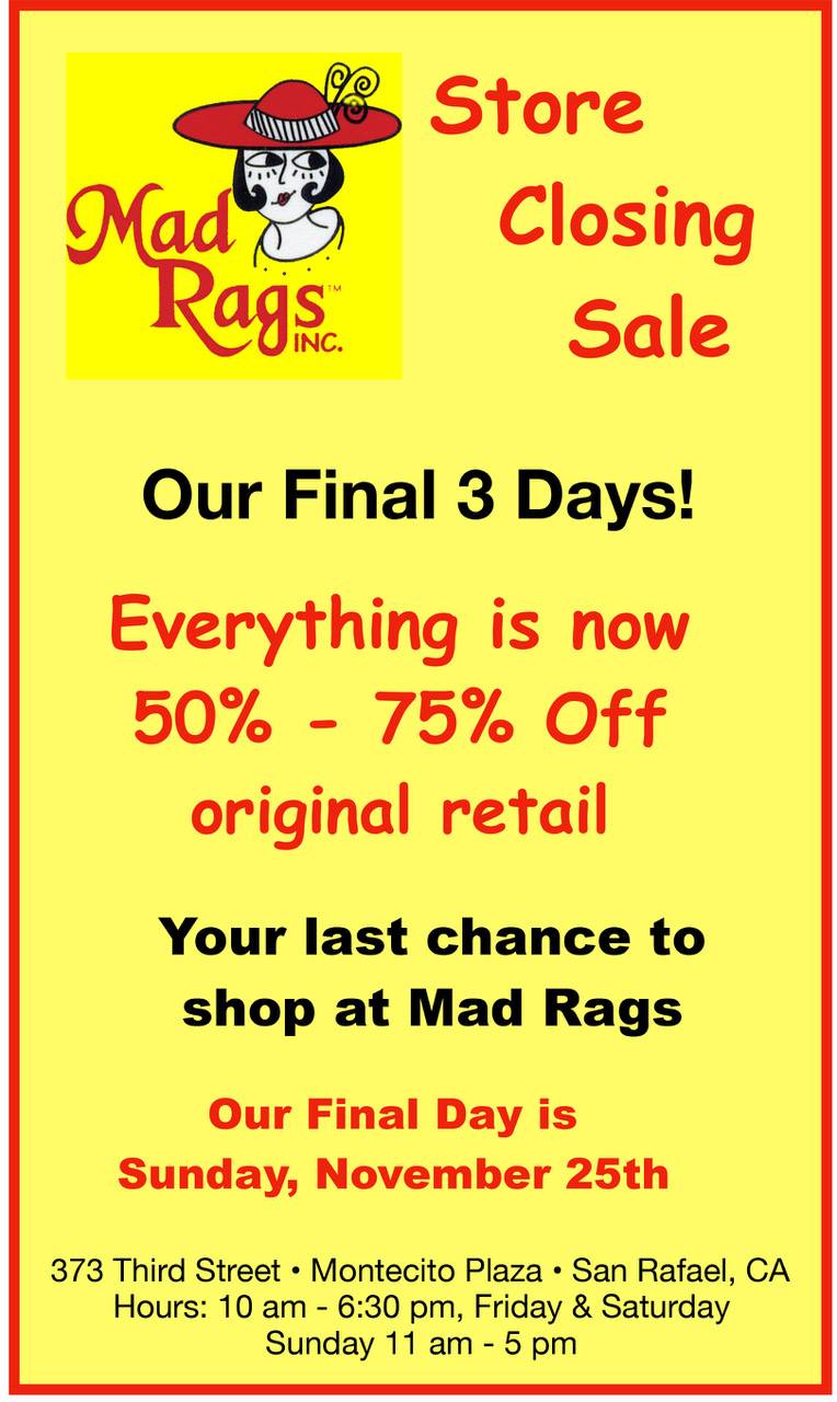 Mad Rags Fashions | San Rafael CA