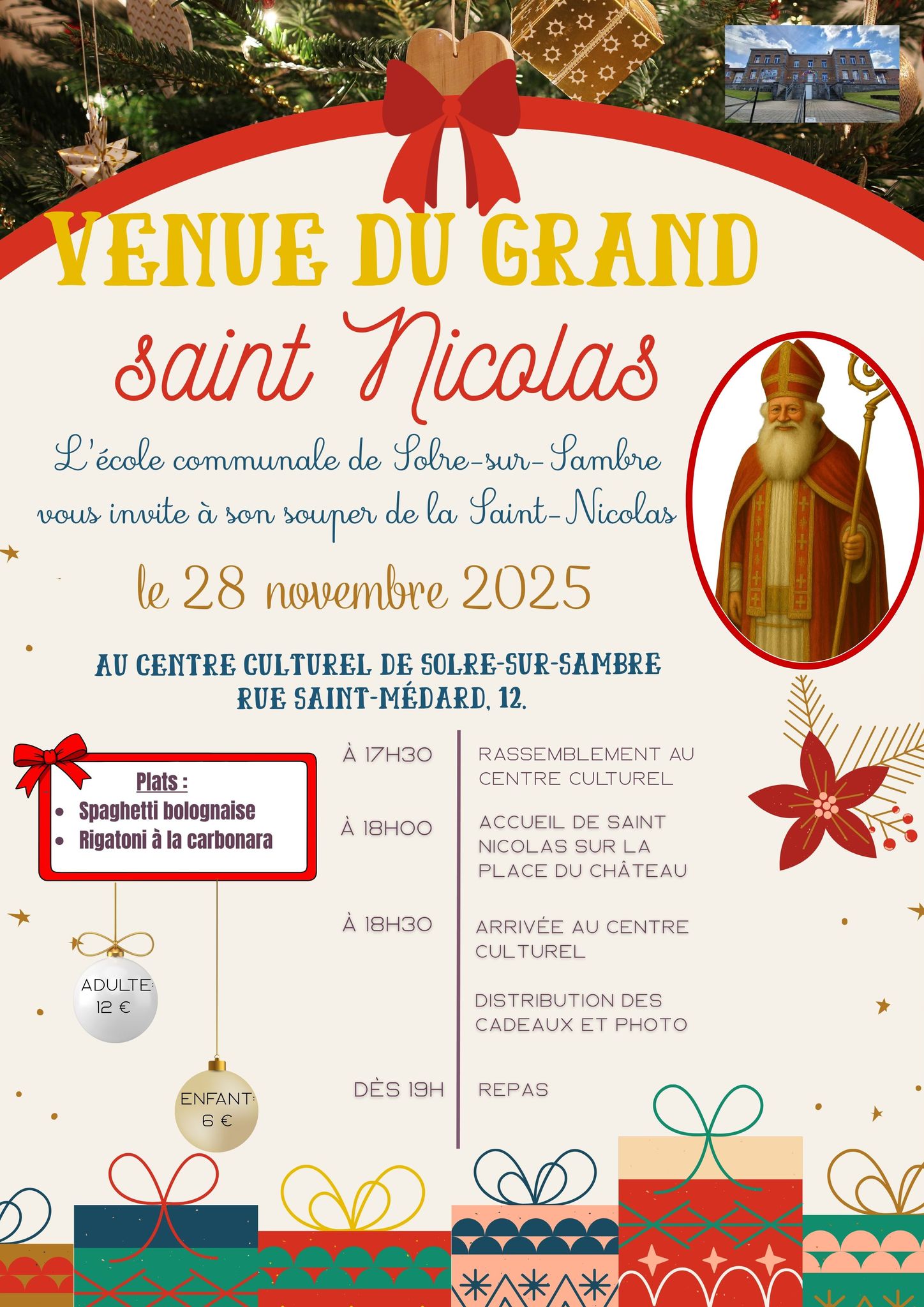 Venue de saint Nicolas et souper