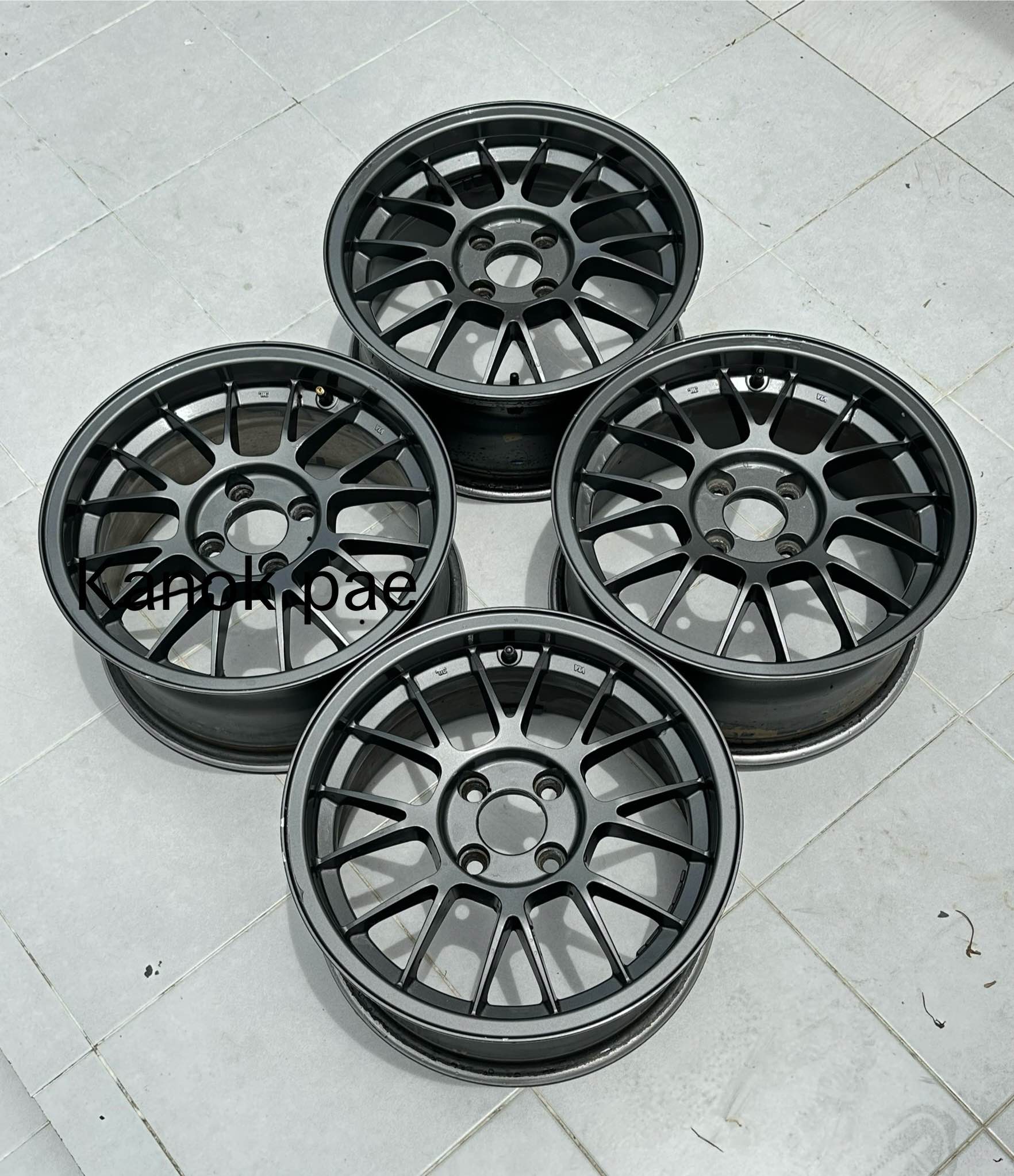 ล้อ Se37 งานBS ล้อสวย ไม่ดุ้งไม่ร้าว ล้อเคยทำสีมา ราคา 5000 บาท นัดรับ ...