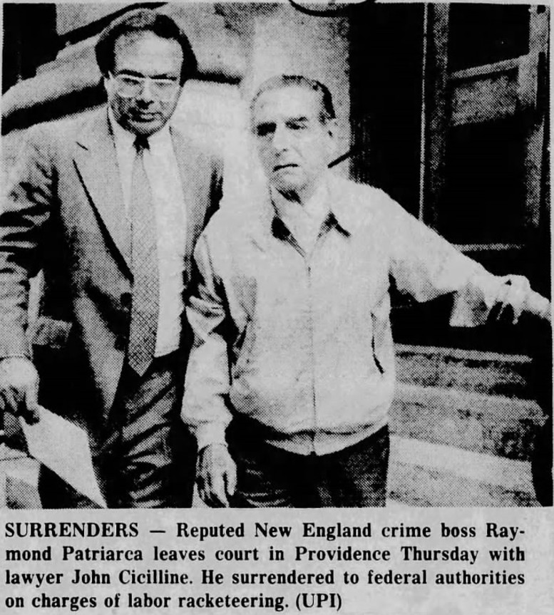 The American Mafia | Sept. 24, 1981: Attorney Jack Cicilline leaves the ...