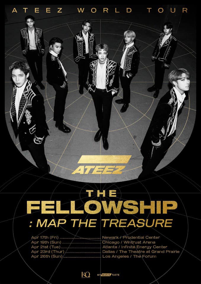 📢] ATEEZ(에이티즈) World Tour [The Fellowship : Map The Treasure