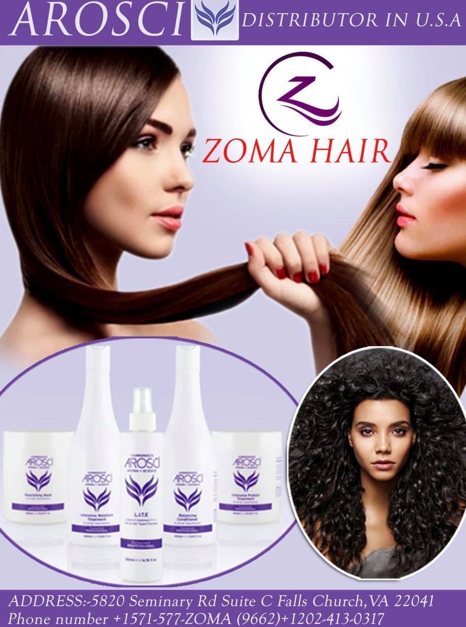 Zoma Hair is proud to be distributor of Arosci products in the USA