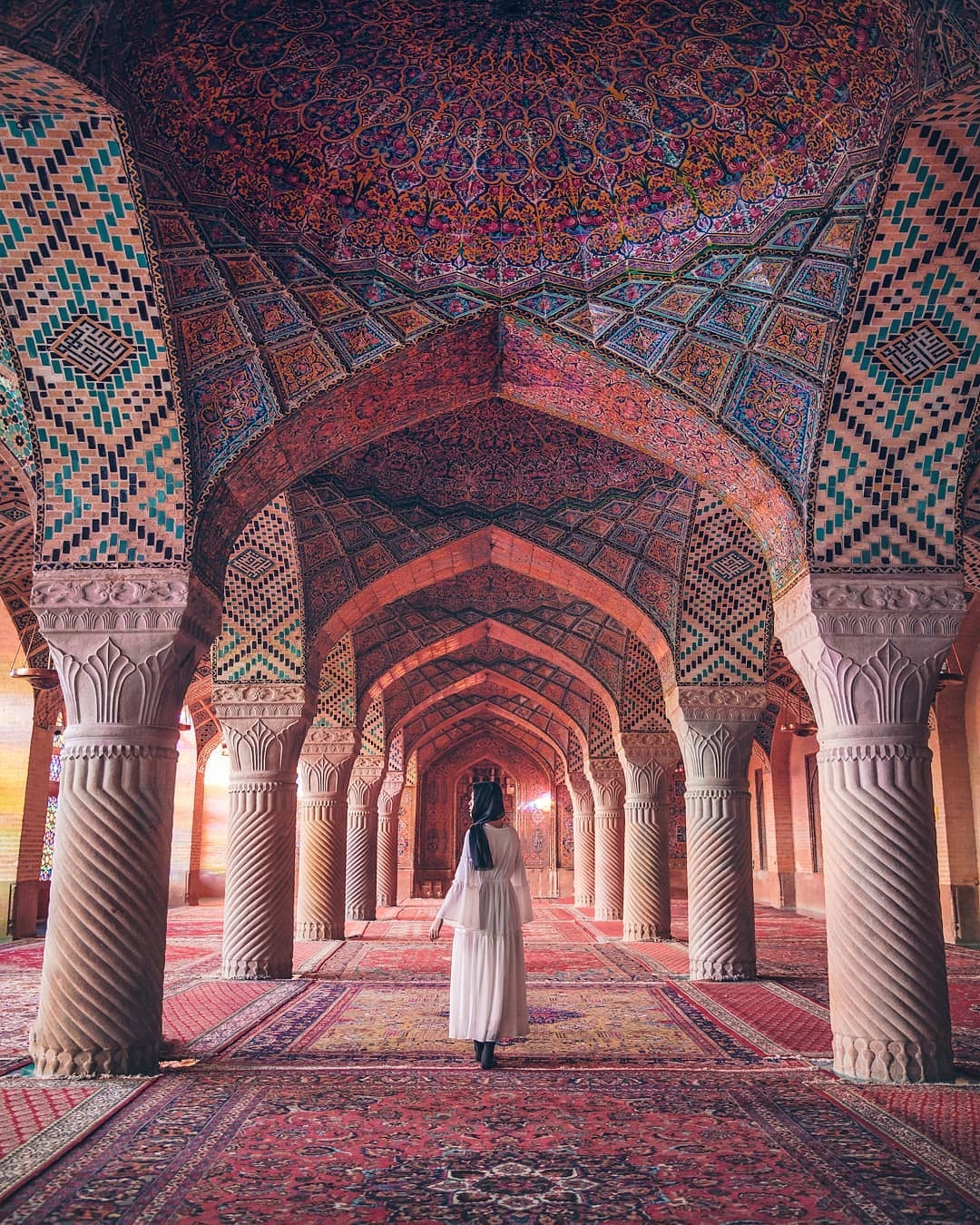 Ida - ️ The Nasir al-Mulk Mosque, also known as the Pink Mosque, is a ...