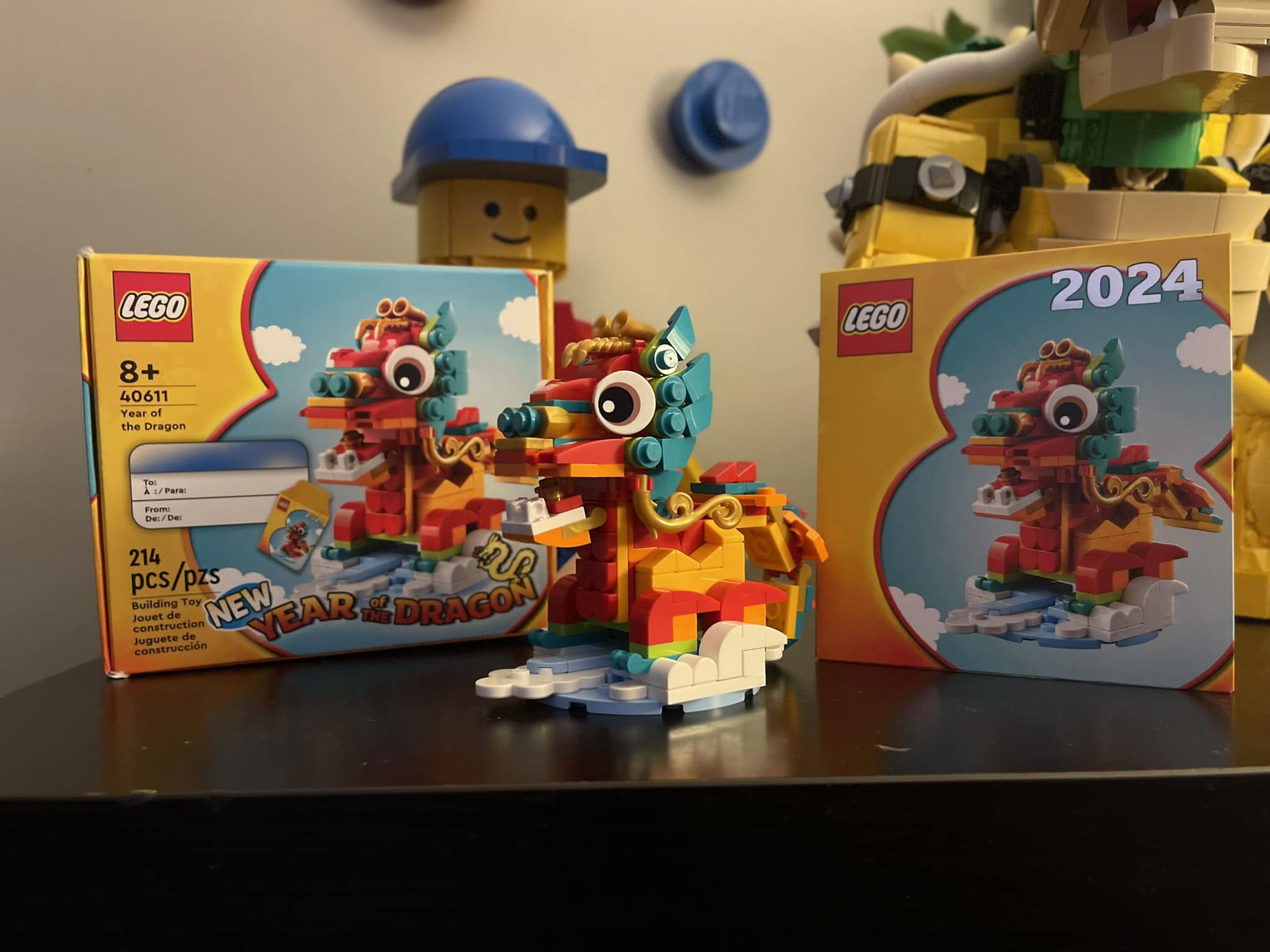 What is the purpose of the envelope with Lego Year of the Dragon