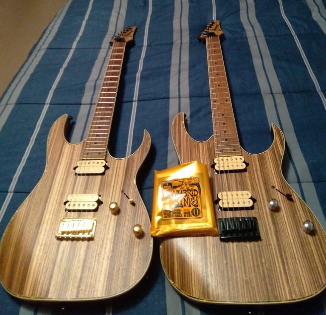 Ibanez RGEW521ZC NTF, a favorite 6-string hardtail guitar