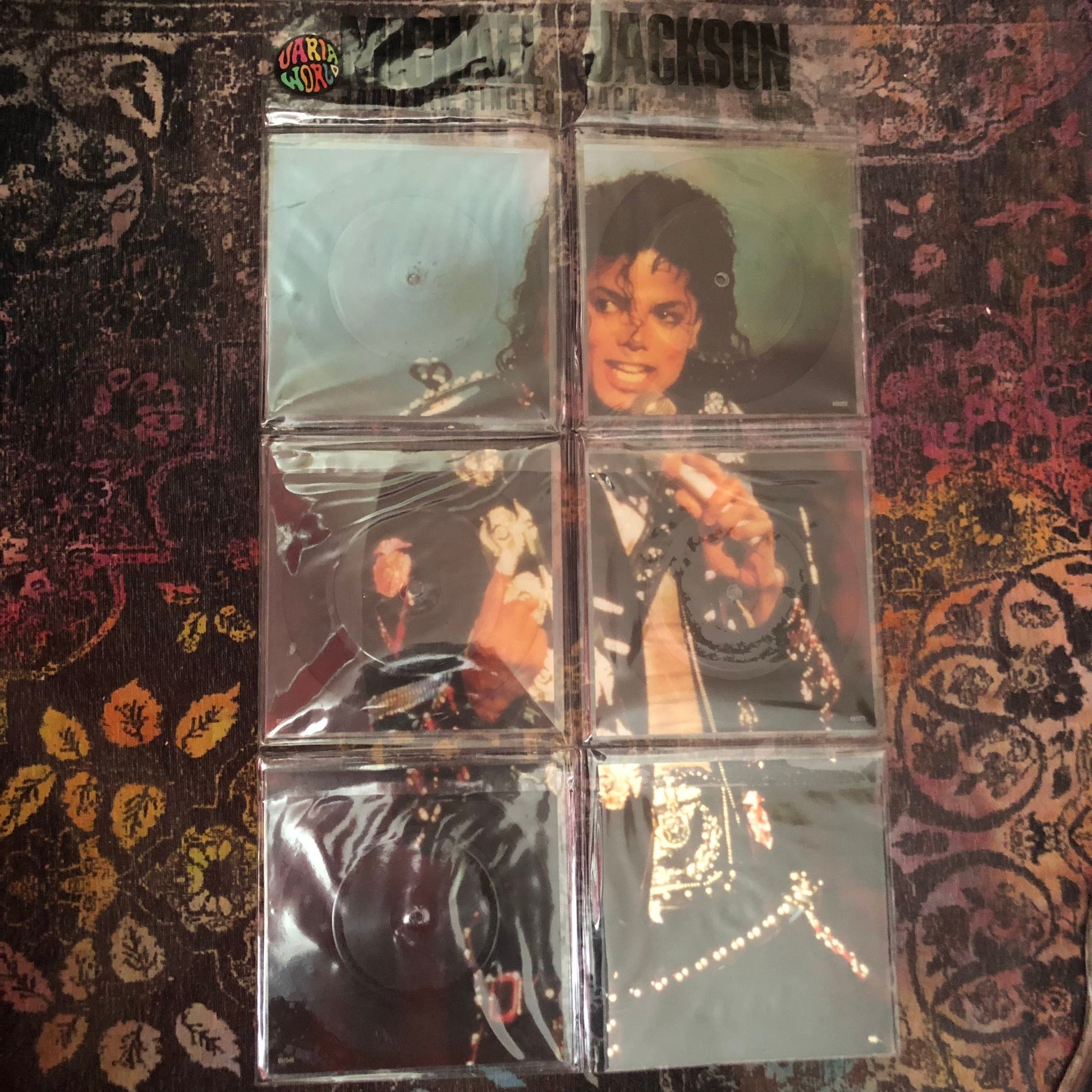 Michael Jackson fan collects limited edition souvenir singles pack