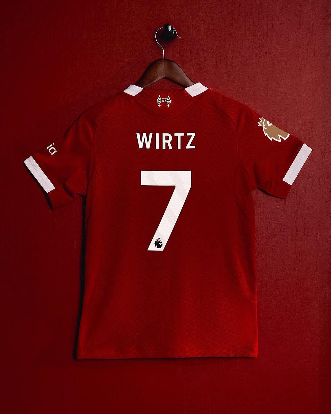 🚨 Florian Wirtz will wear the number 7️⃣ shirt for Liverpool FC