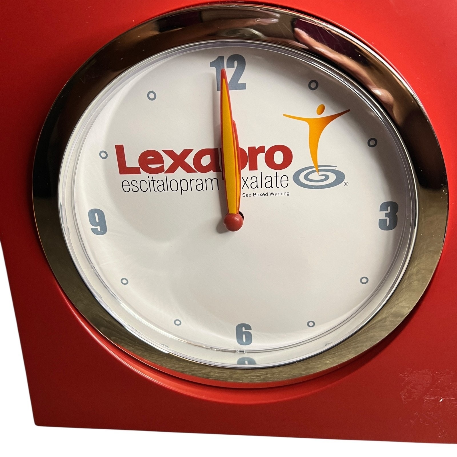 LEXAPRO Drug Collectible Clock 10x10 Pharmaceutical Drug Rep Promo ...