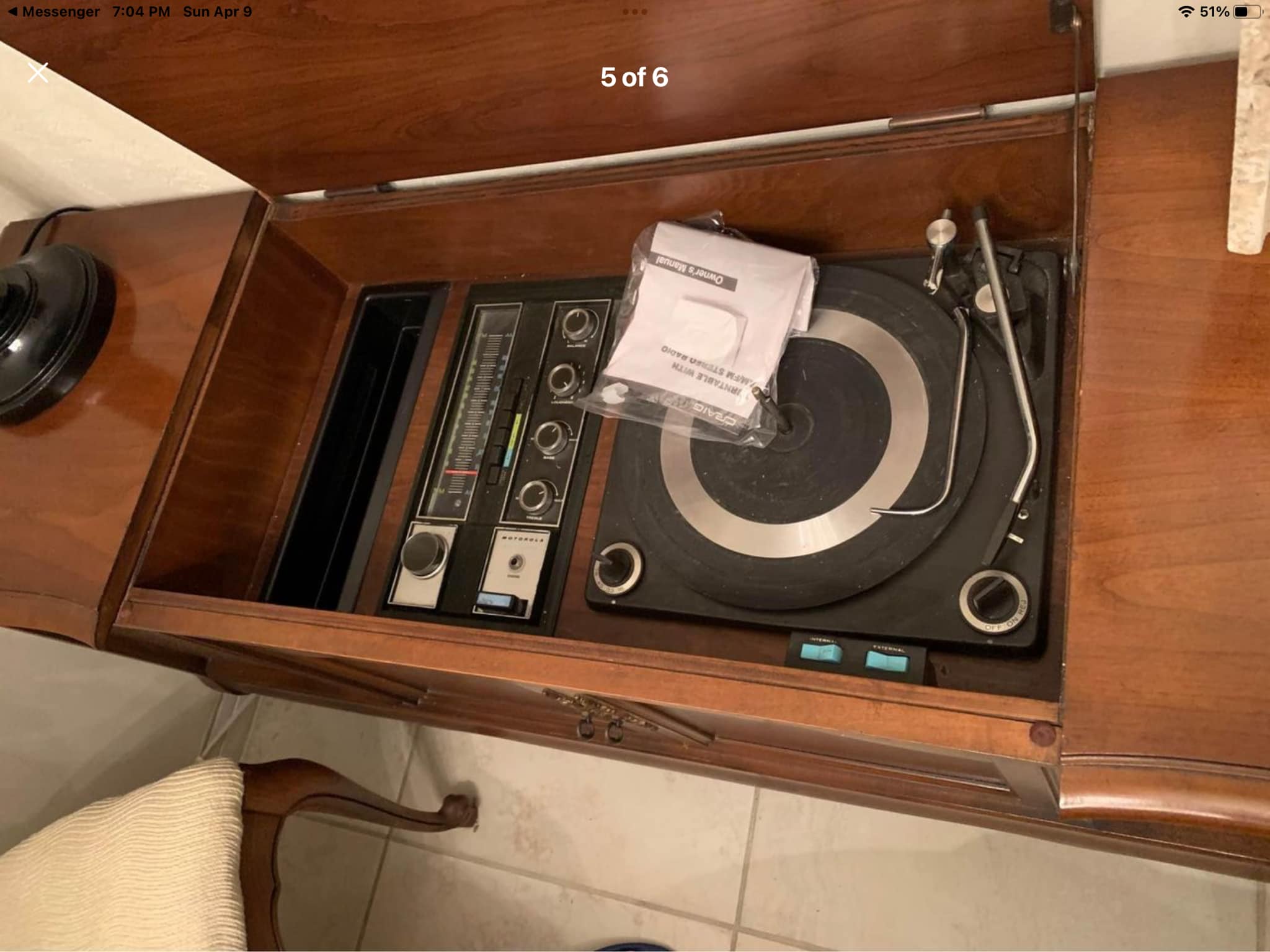 Fixing a 1965 Motorola model SK505BF stereo with one working speaker