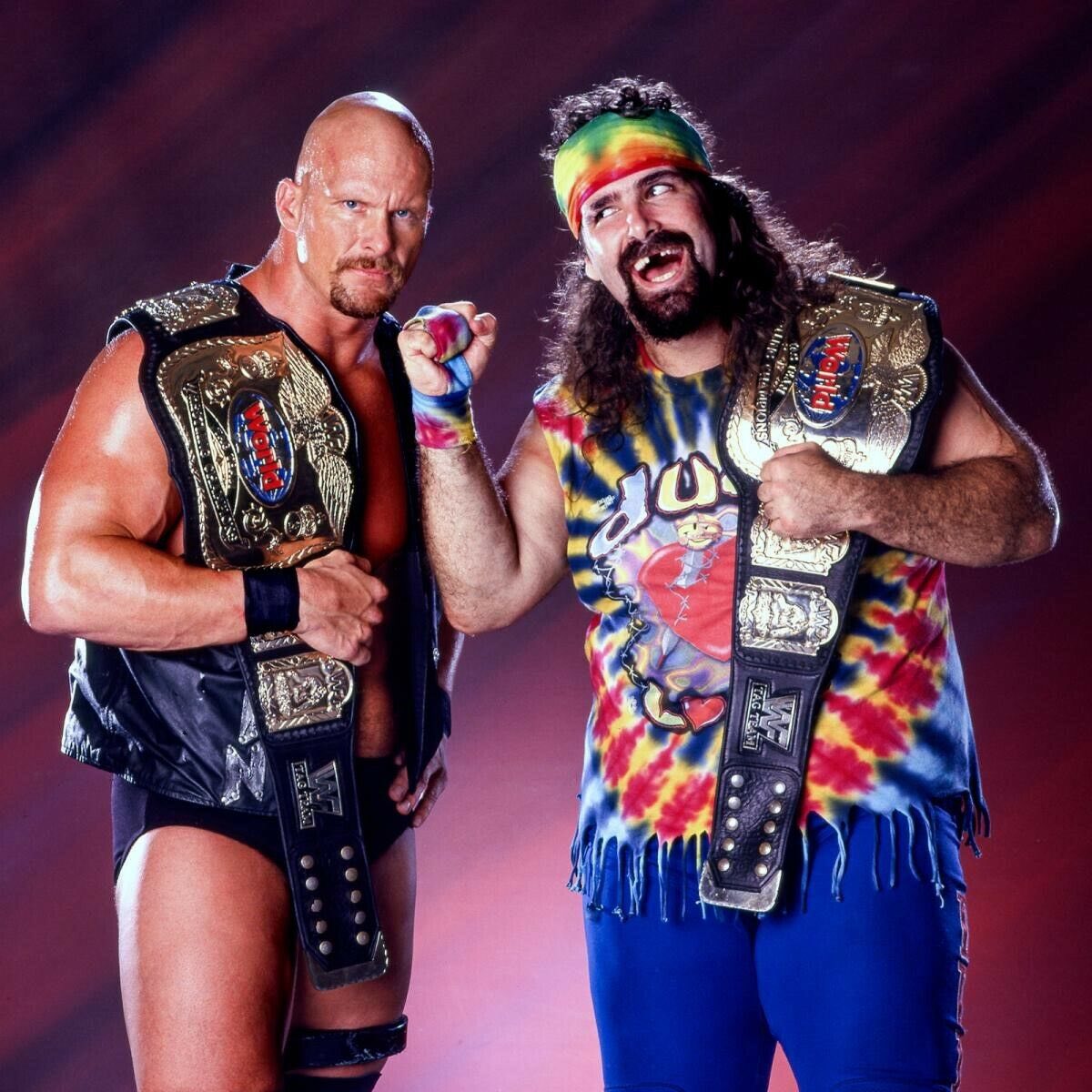 Stone Cold wins WWF tag team championships