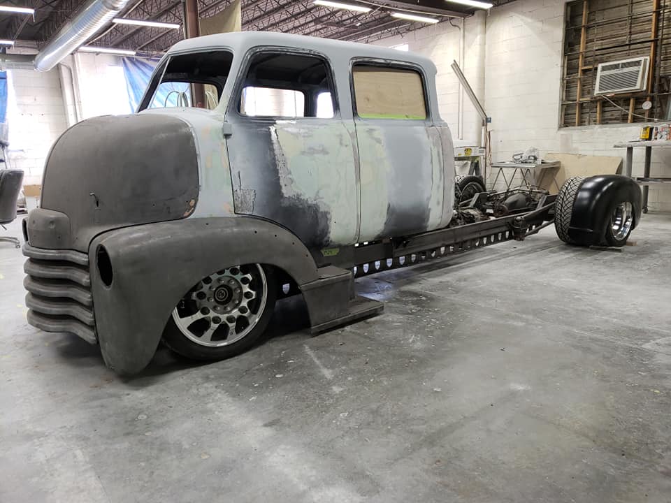 Rust 2 Rodz - Mike Studer 48 Chevy Crewcab COE starting to... | Facebook