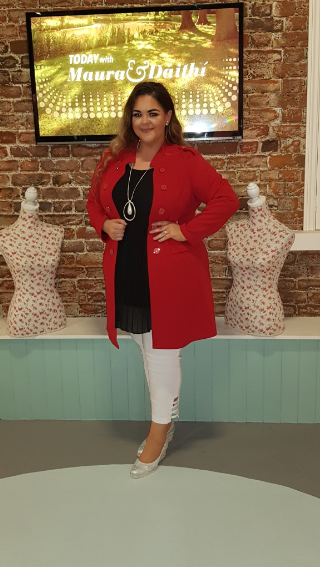 RTÉ - Look 1 Michelle Military style edge to edge coat €65 Pleated ...