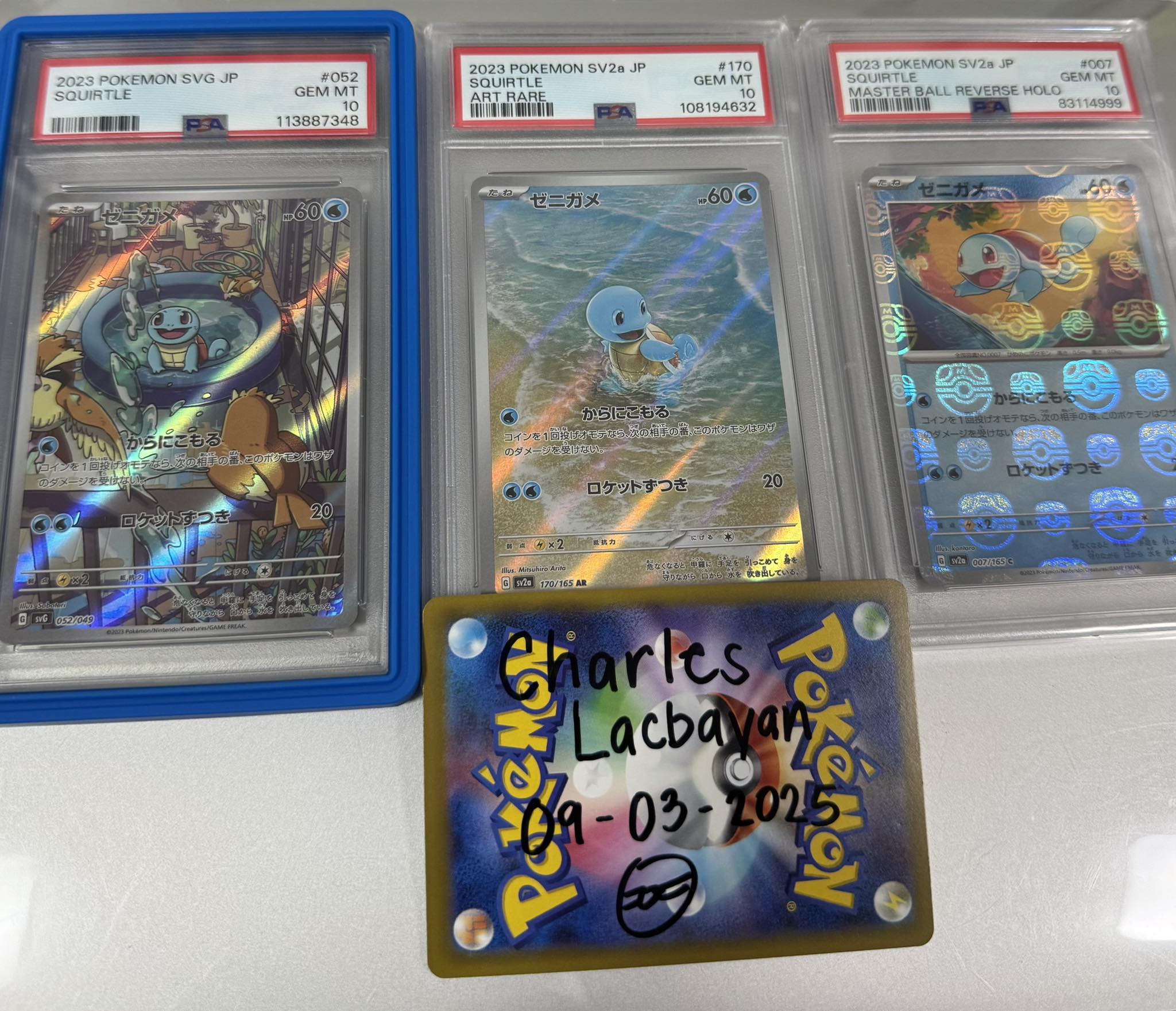 Squirtle ar psa10 2023 POKEMON SVG 052 | ヤマダウェブコム