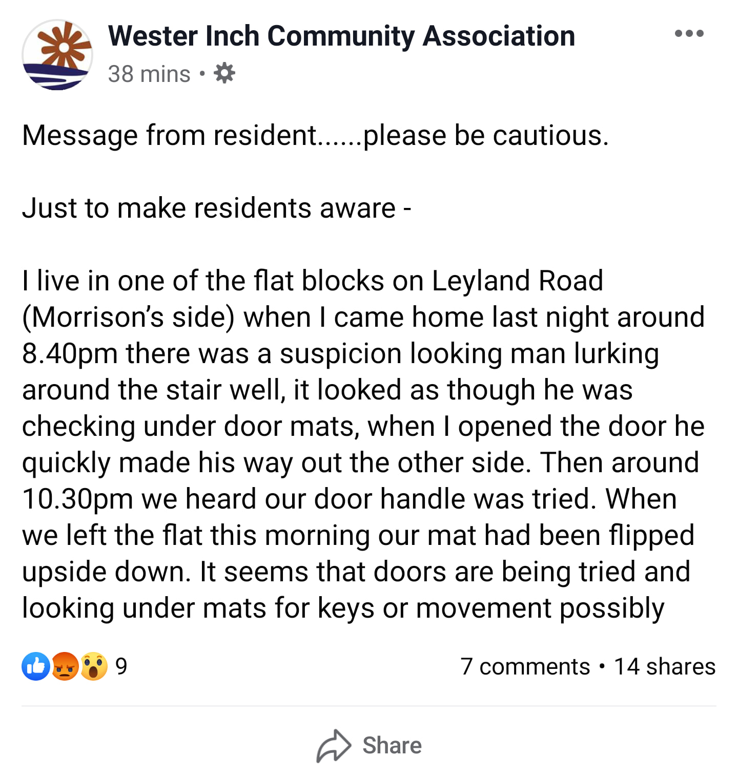 Now this is the... - Community Association of Wester Inch