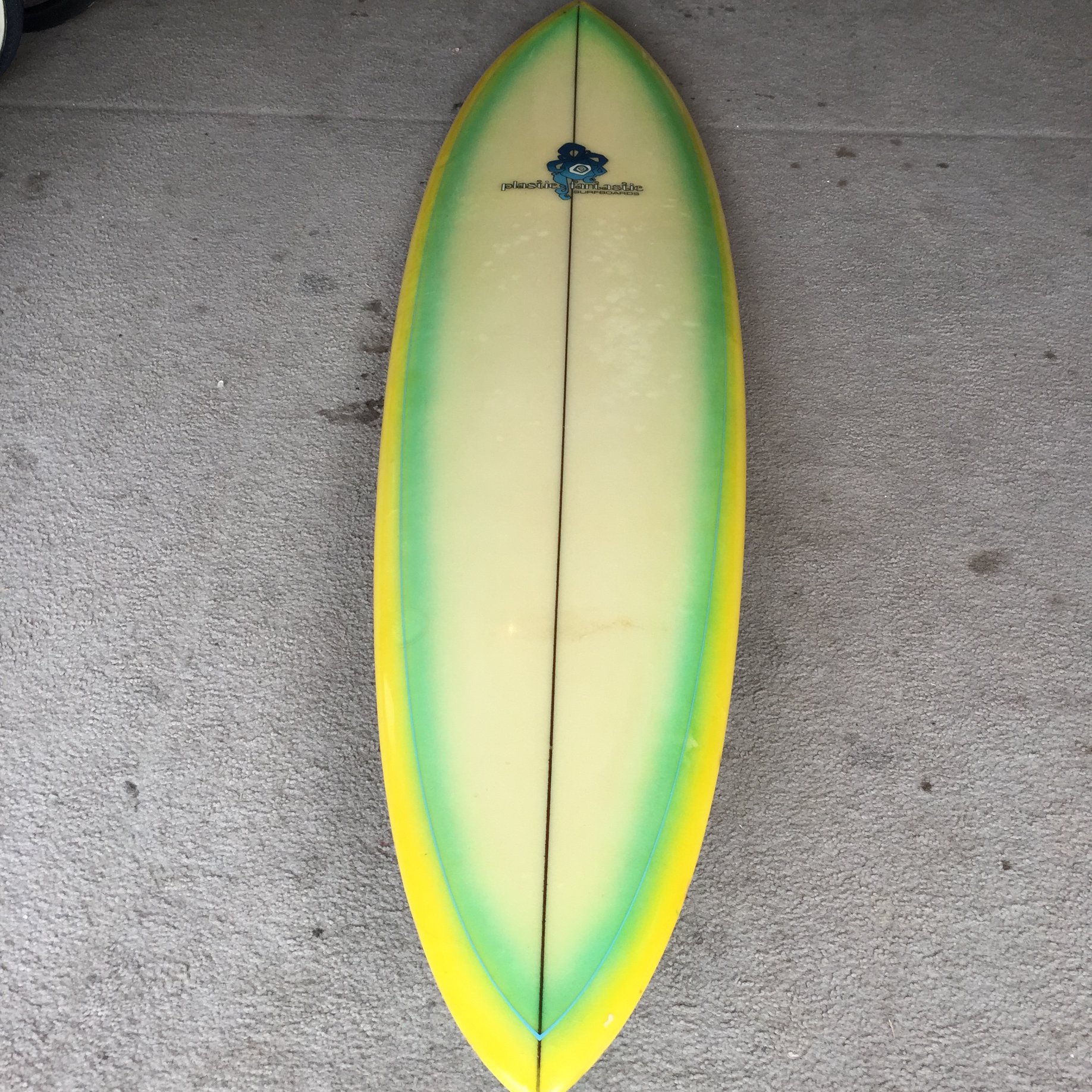 Clark  custom surfboard  手渡しのみ最終値下げ Twenty years ago Dick Brewer made this 10'6” balsa replica of the