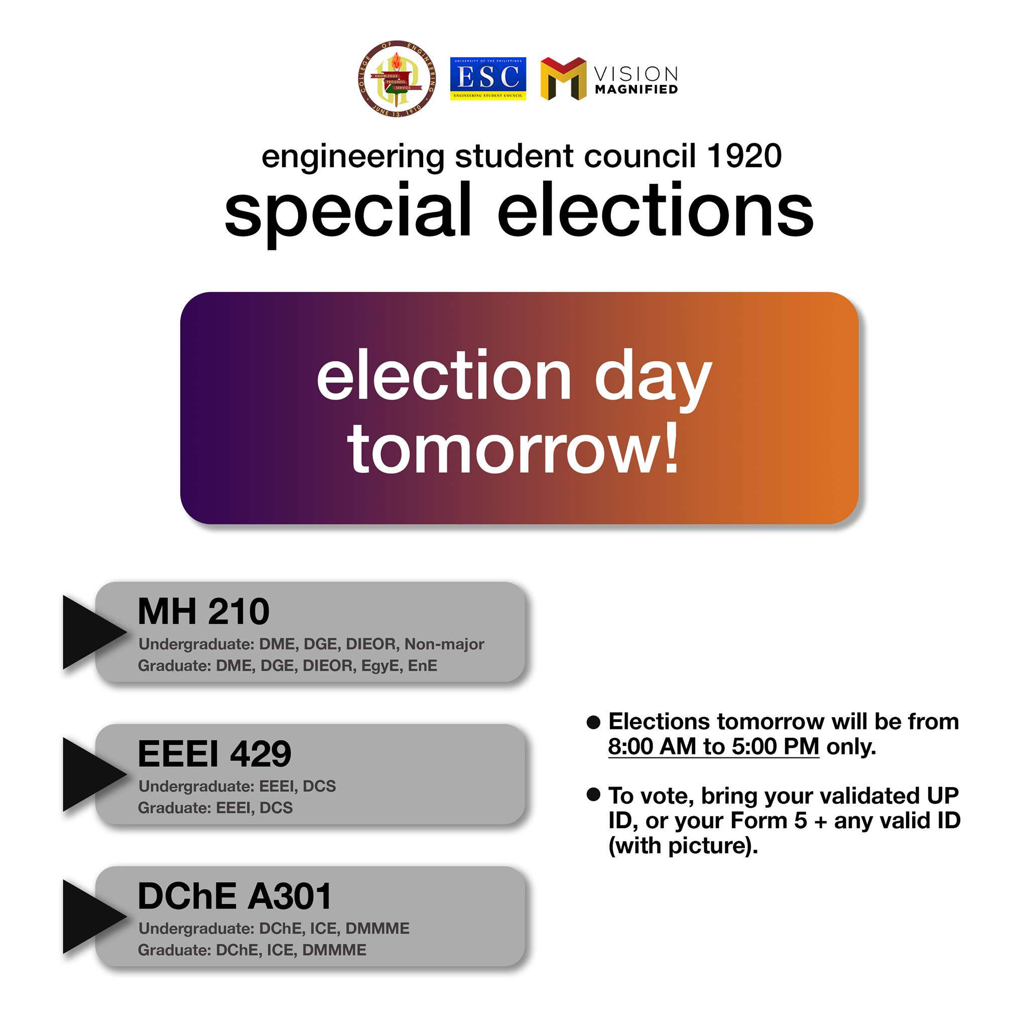 [ESC 1920 SPECIAL ELECTIONS]... - UPD College of Engineering