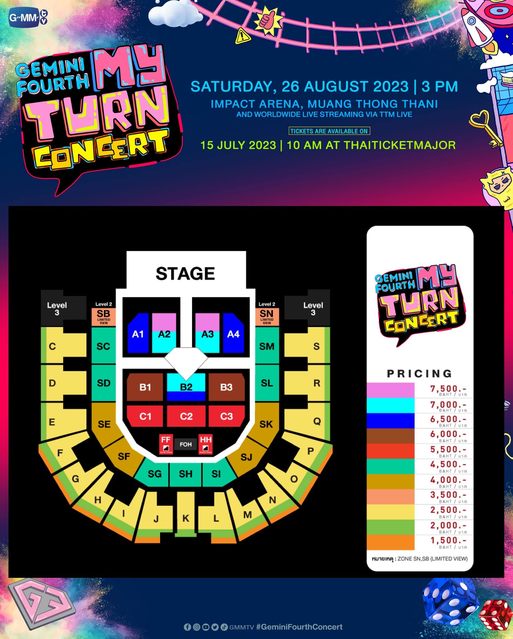 GeminiFourthConcert 'Gemini Fourth My Turn Concert' 🎲 📍 Saturday