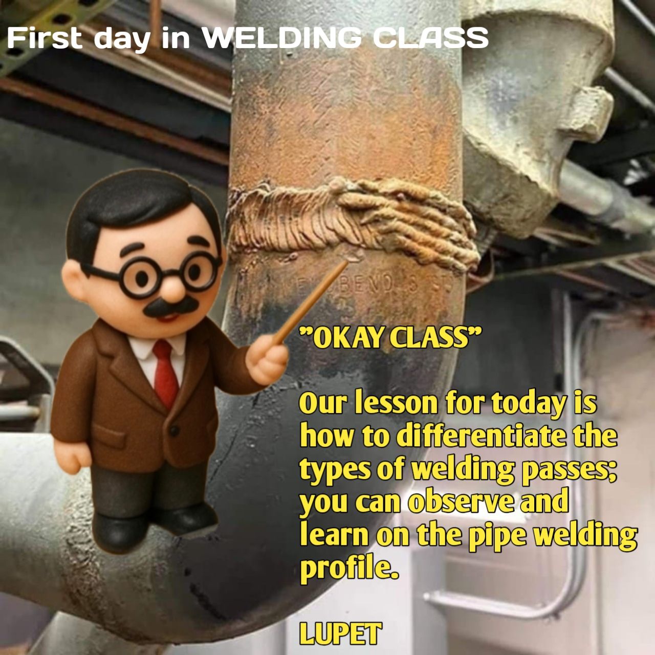 Mang - Okay CLASS my natutunan ba🤣 #weld #welding #weldernation # ...
