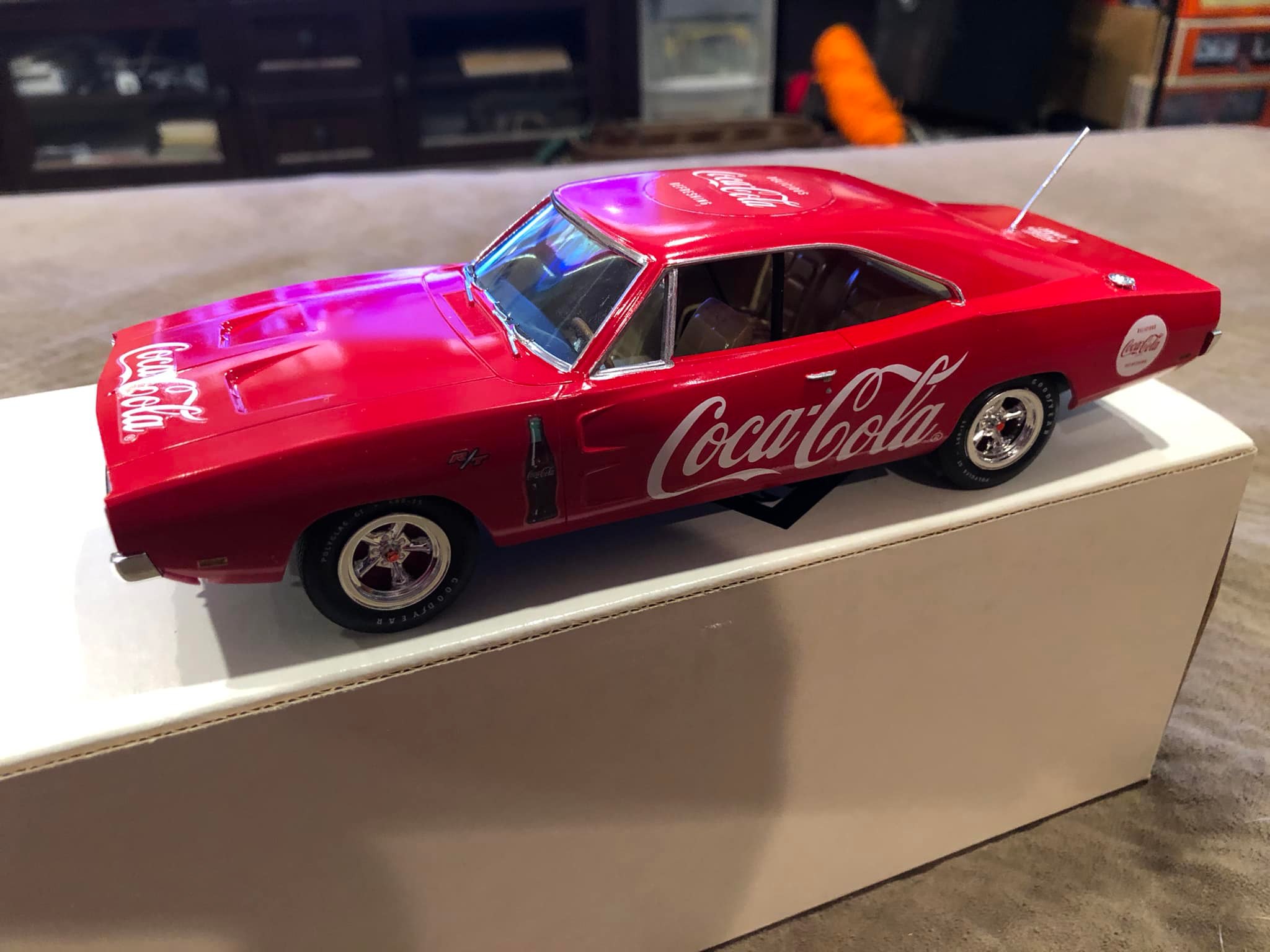 Just finished the Coke Cola 69' Charger R/T , fun build.