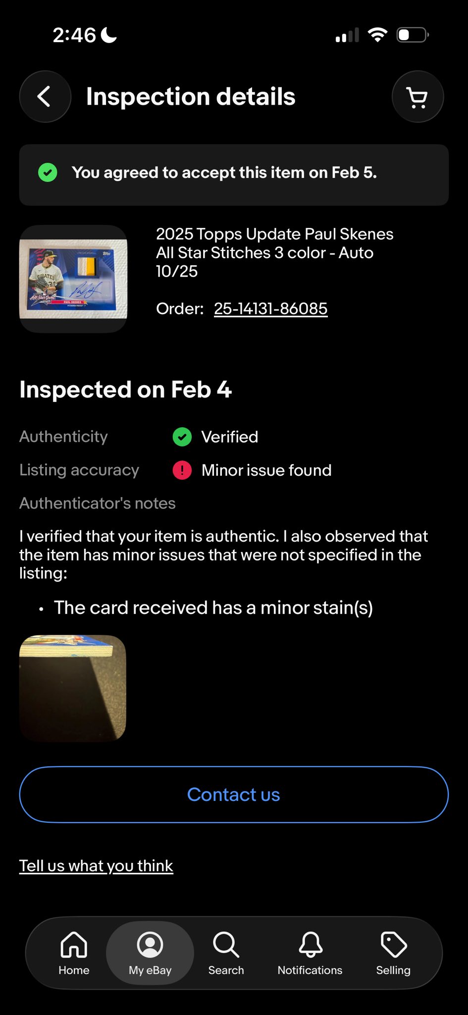 ebay authentication service is helpful