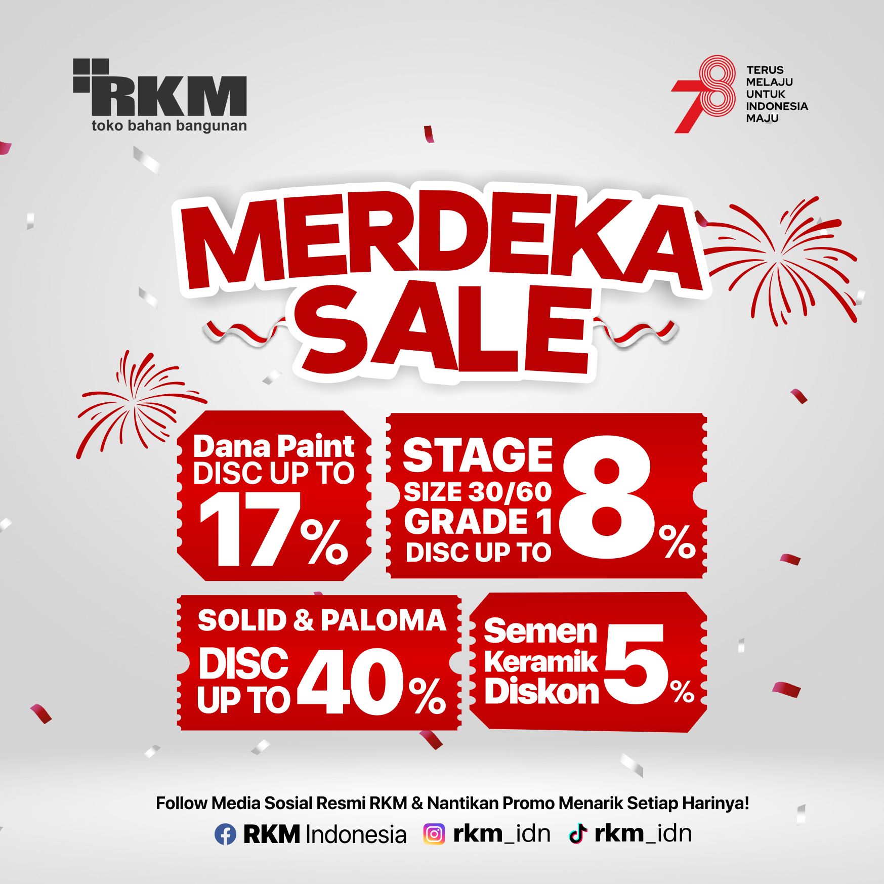 RKM Indonesia - Rayakan Bulan Agustus dengan Diskon Seru!...