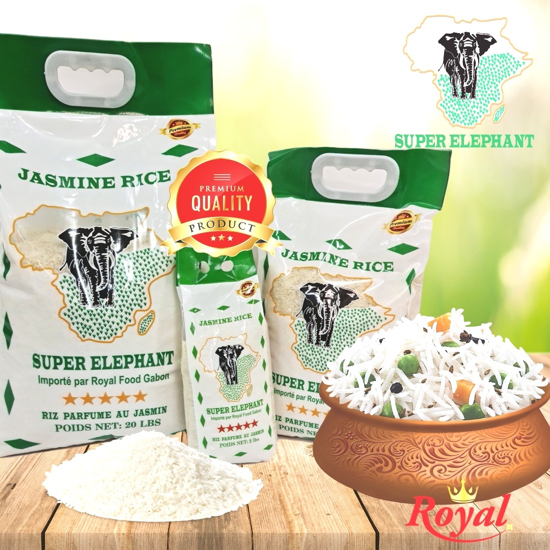 Sac De Riz Long Royal Elephant Jasmin 20 Kg