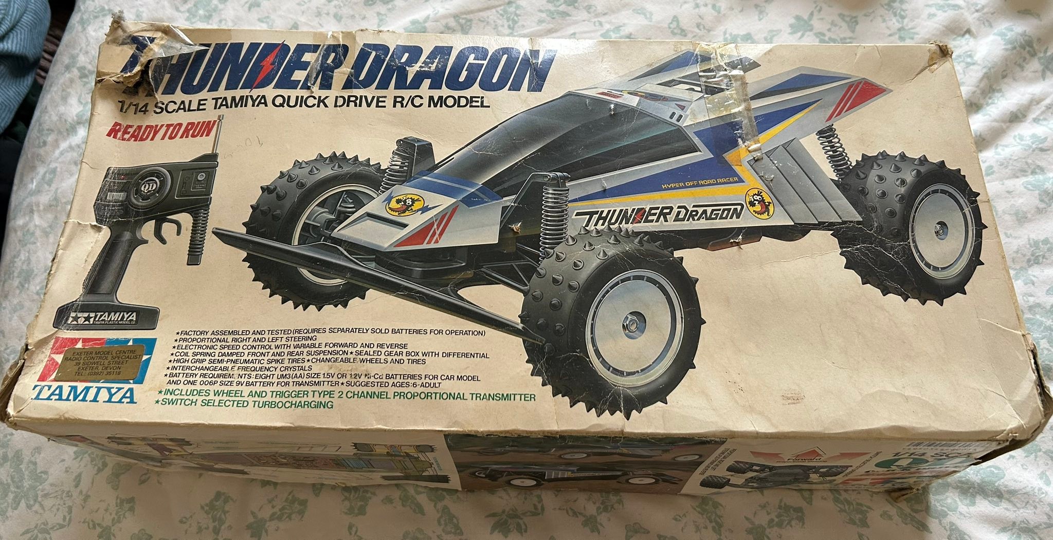 What's wrong with my 1989 Tamiya Thunder Dragon RC car?