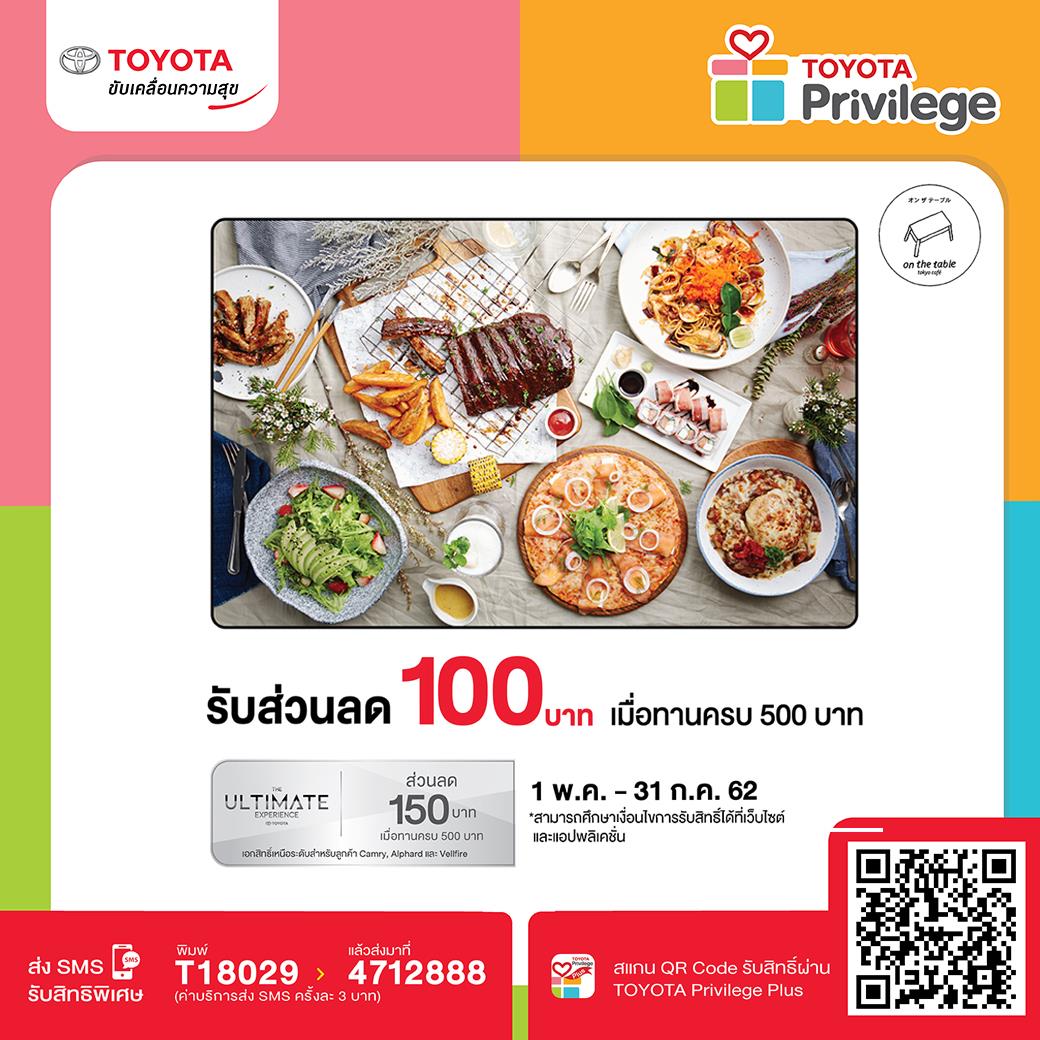 สิทธิพิเศษสำหรับลูกค้าสมาชิก... - On the Table, Tokyo Cafe