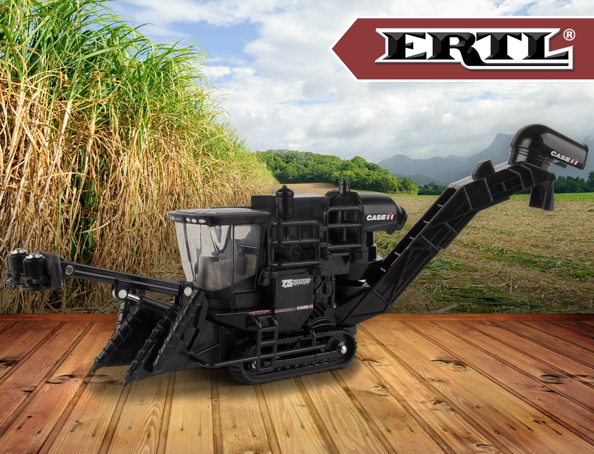 Ertl - 1:64 Case IH Austoft 8810 Sugar Cane Harvester 75th Anniversary ...