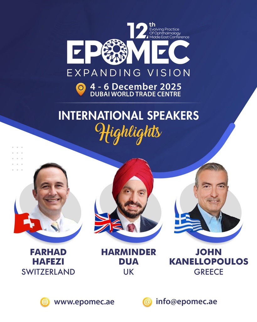 Epomec - 🌍 Meet the Global Leaders in Ophthalmology at EPOMEC 2025 We ...