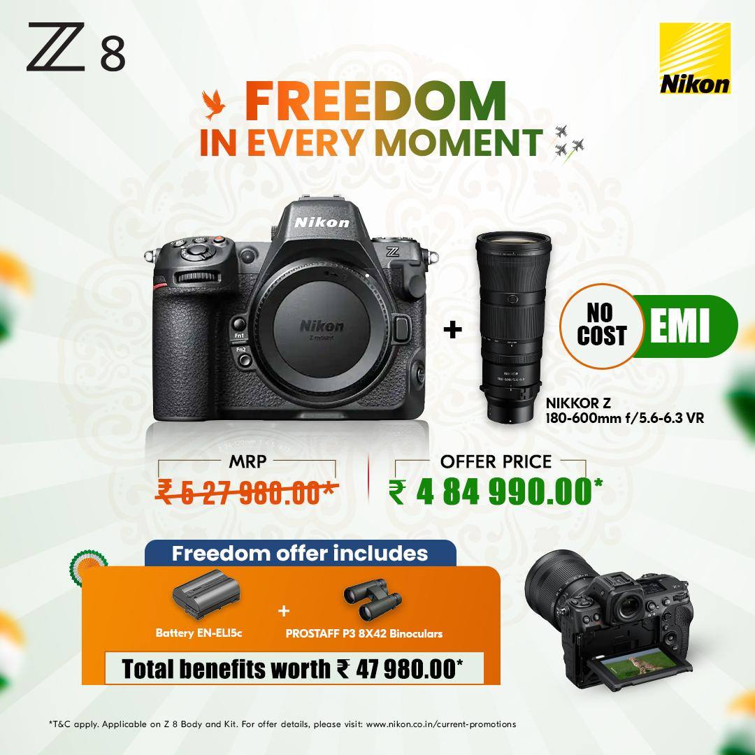 Nikon Independence Day Offers Mirrorless Cameras !