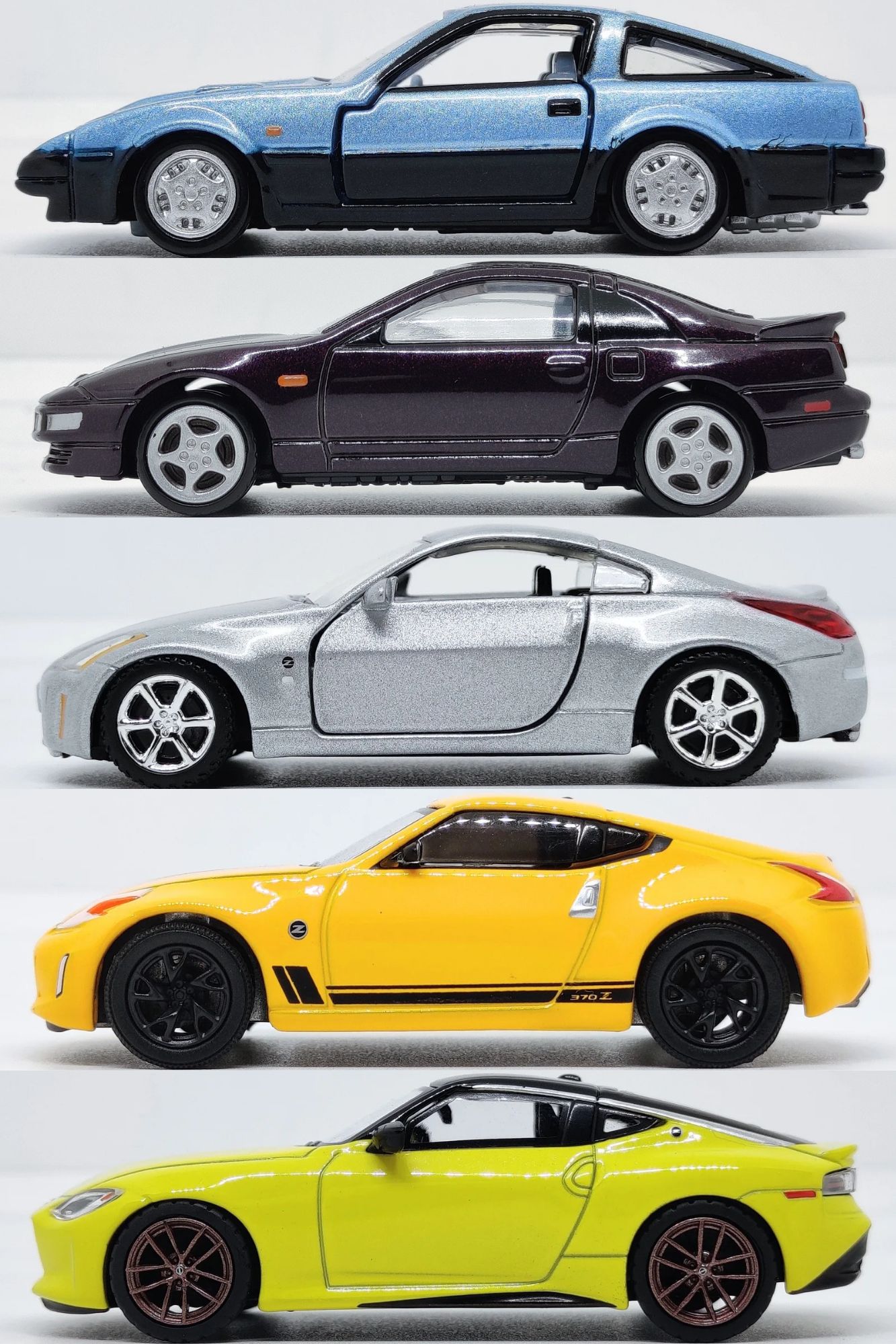 Nissan z series models listed