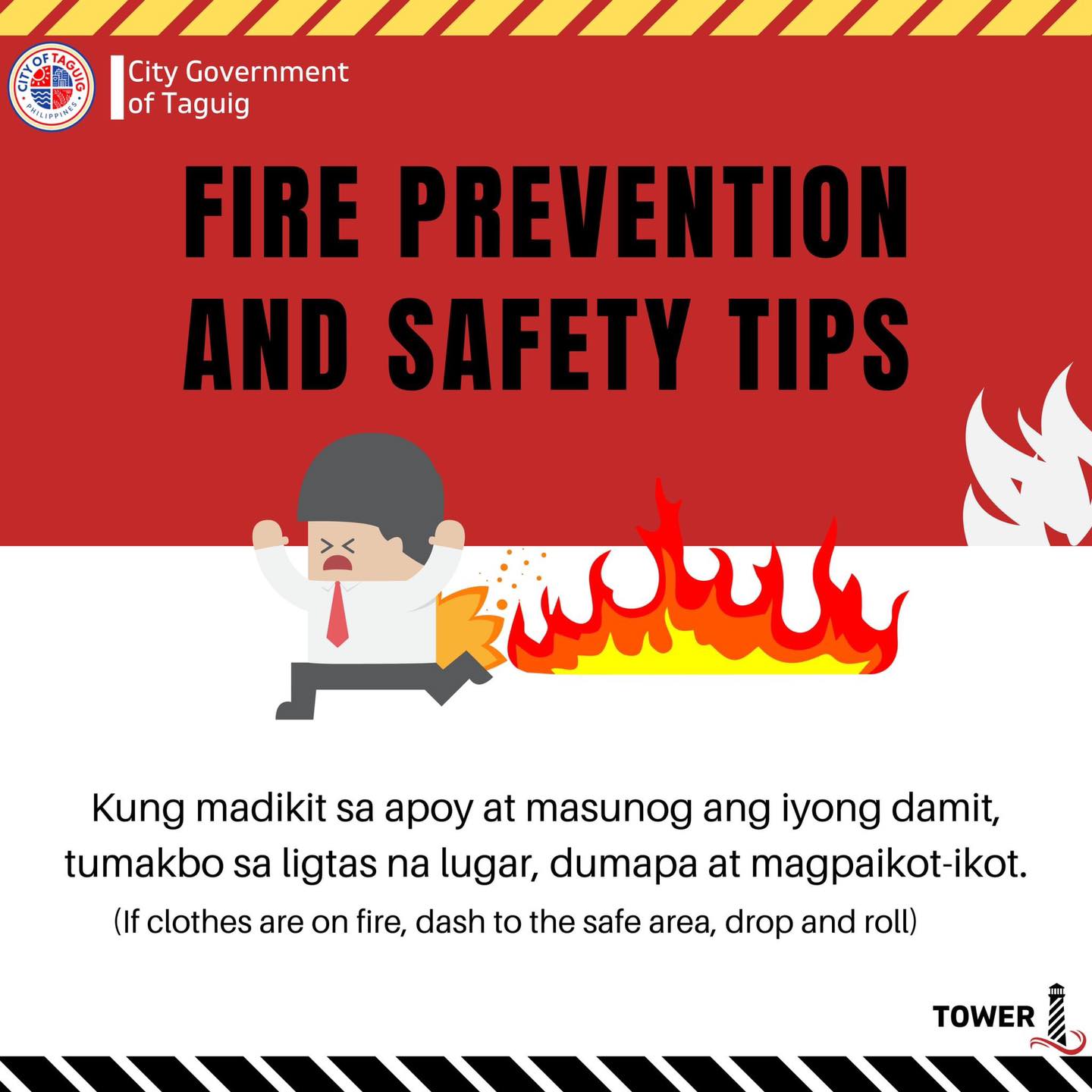 Narito ang #FirePreventionAndSafetyTip natin ngayong araw: 