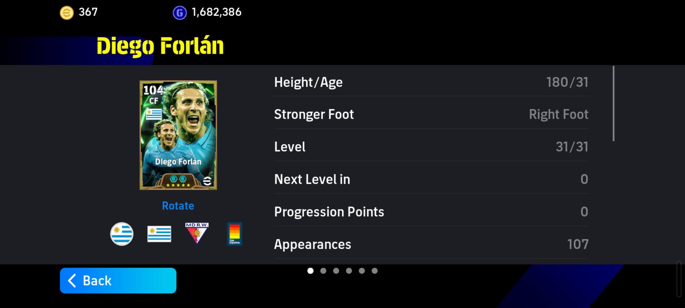 eFootball 2026 WORLDWIDE | This diego forlan card has the highest weak ...