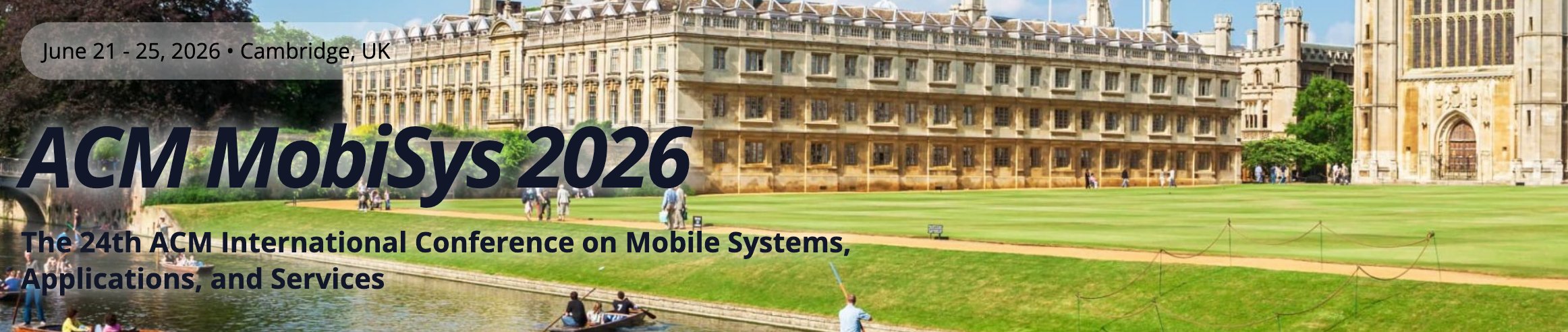 MobiSys | 🚀 ACM MobiSys 2026 submissions are open | Facebook