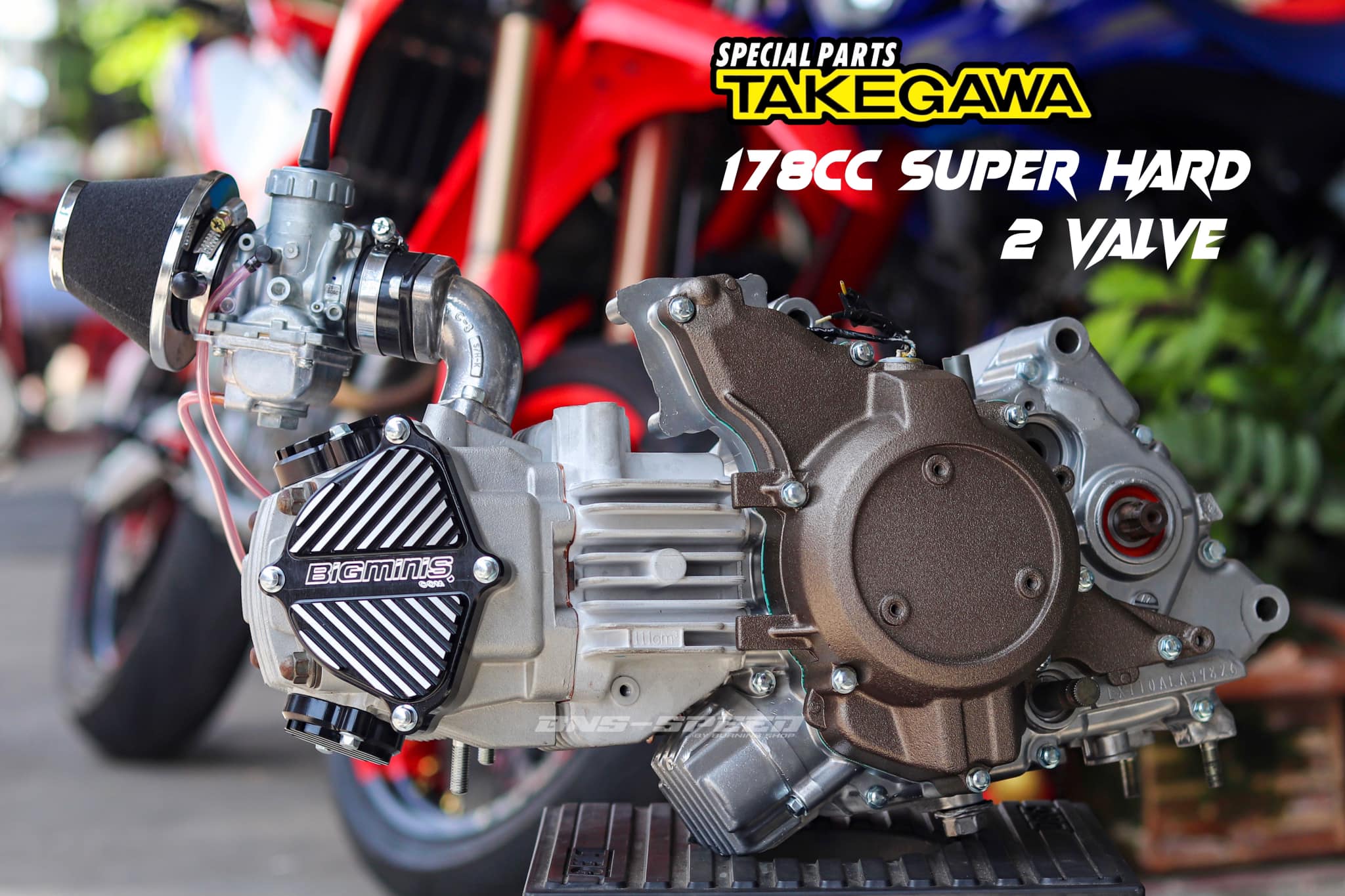 Takegawa 178cc Super Head +R KLX110/KSR110 ติดตั้งเรียบร้อย ตอนนี้