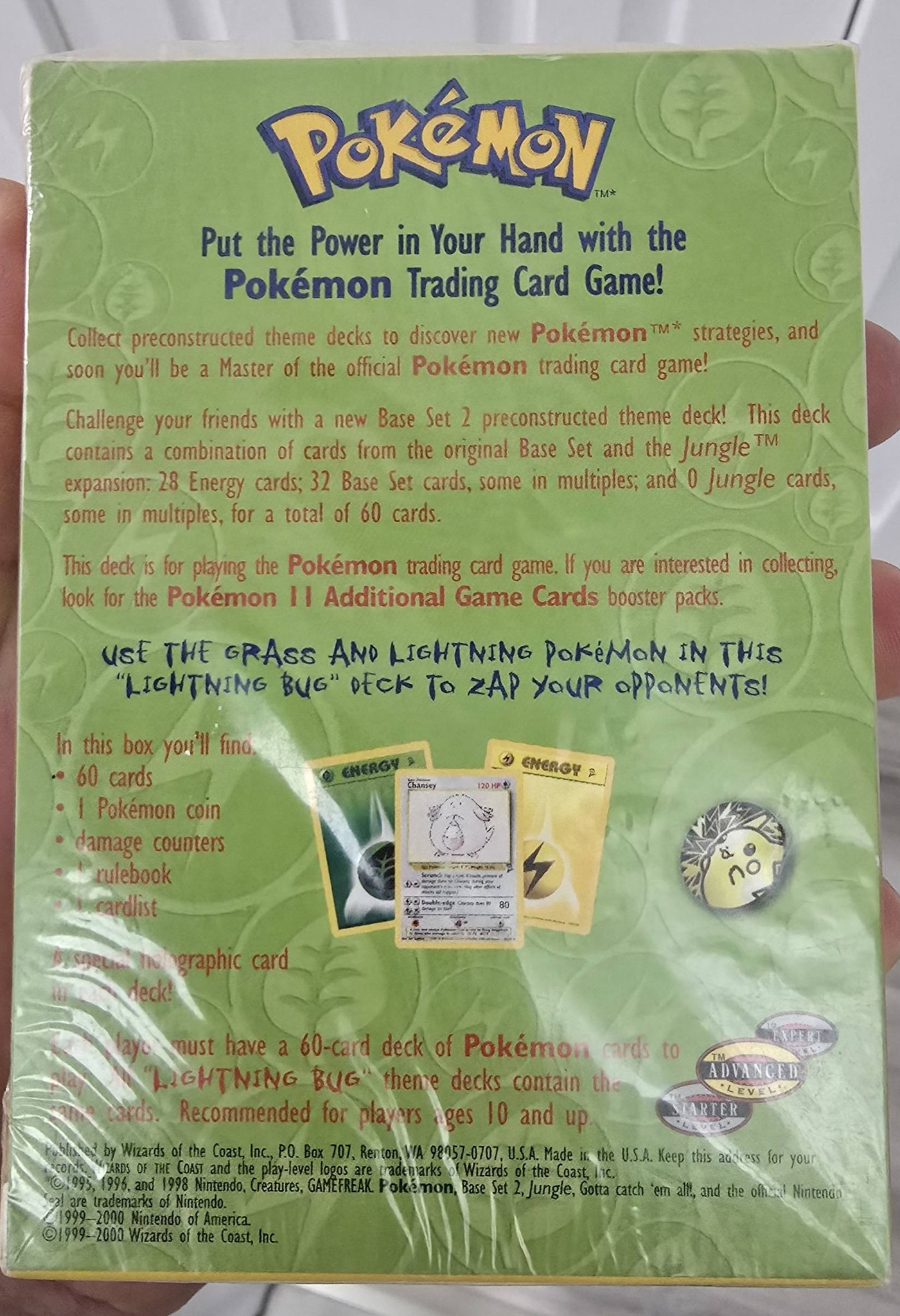 What is the Pokémon Lightning Bug theme deck?