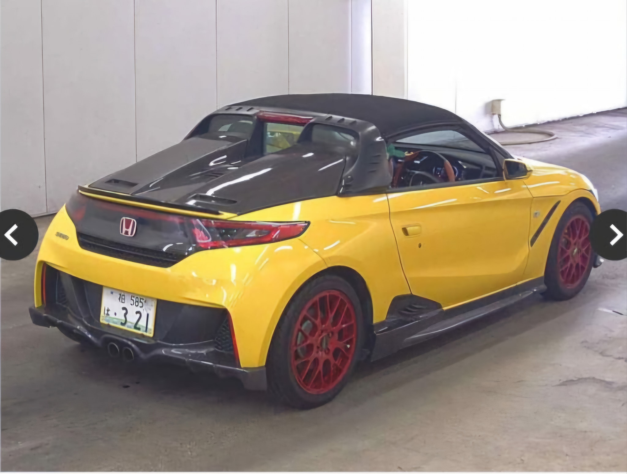 Won 2015 Honda S660 auction with Mugen parts and BBS wheels