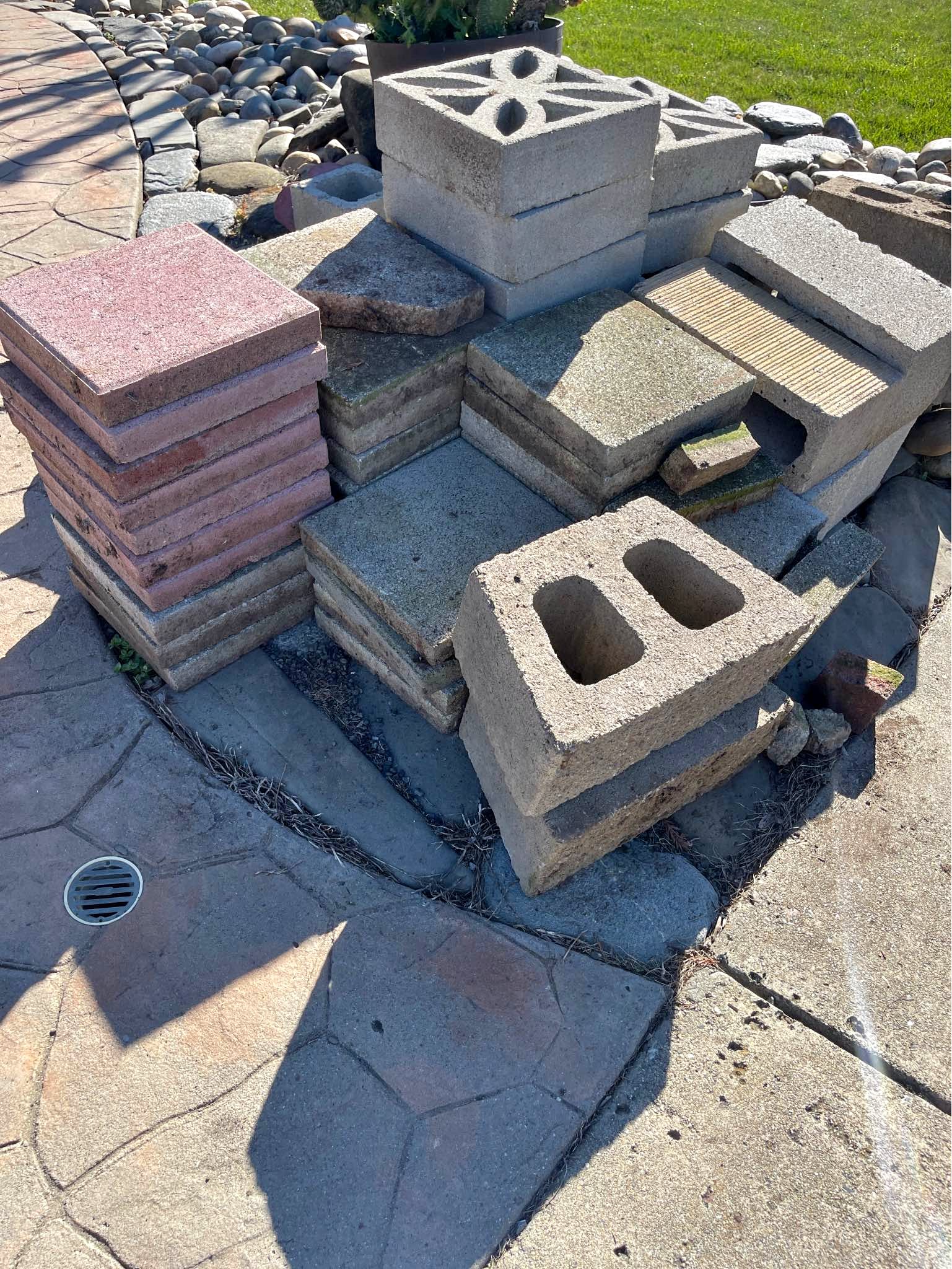 Cinder blocks and pavers - Stepping Stones - San Ramon, California ...