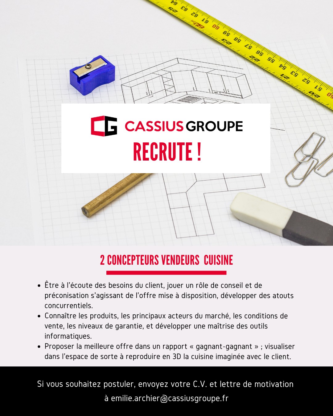 Cassius Groupe - 📣 CASSIUS GROUPE RECRUTE Afin de...