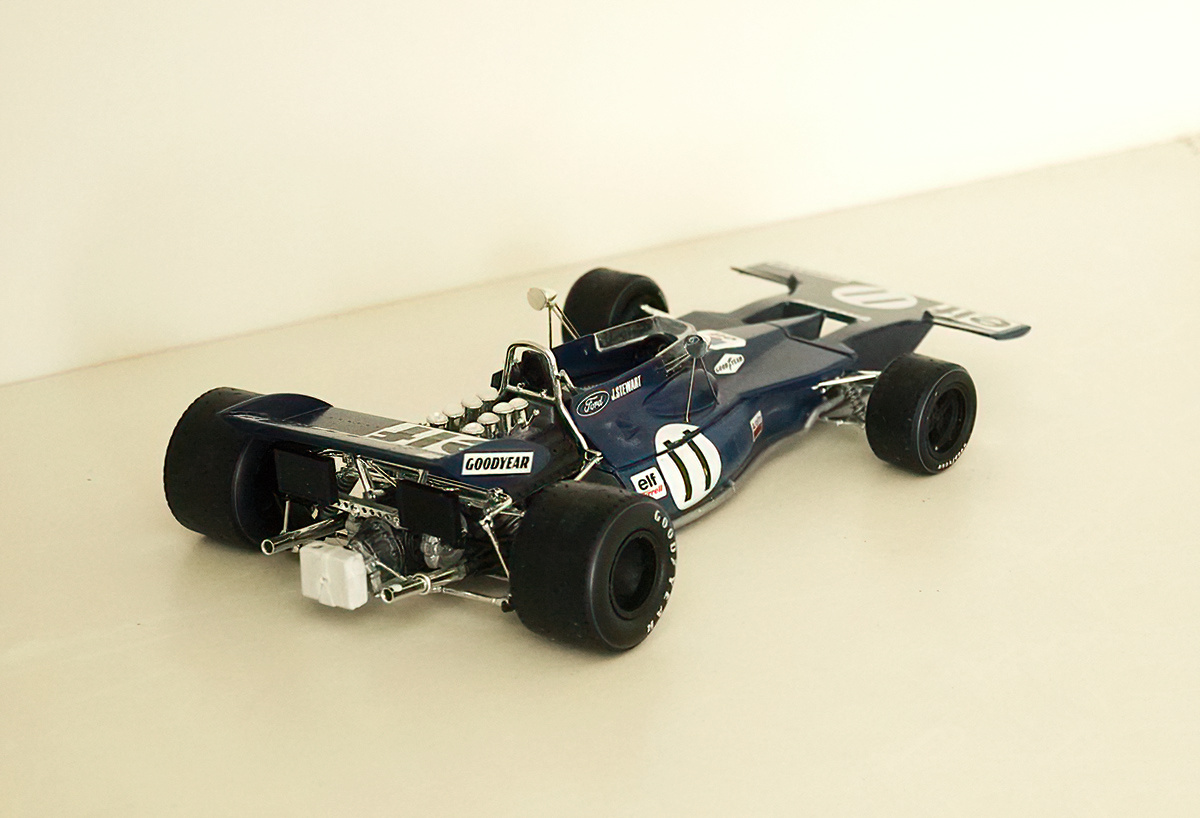 1971 Monaco Grand Prix Tyrrell 003 scale model by Ebbro