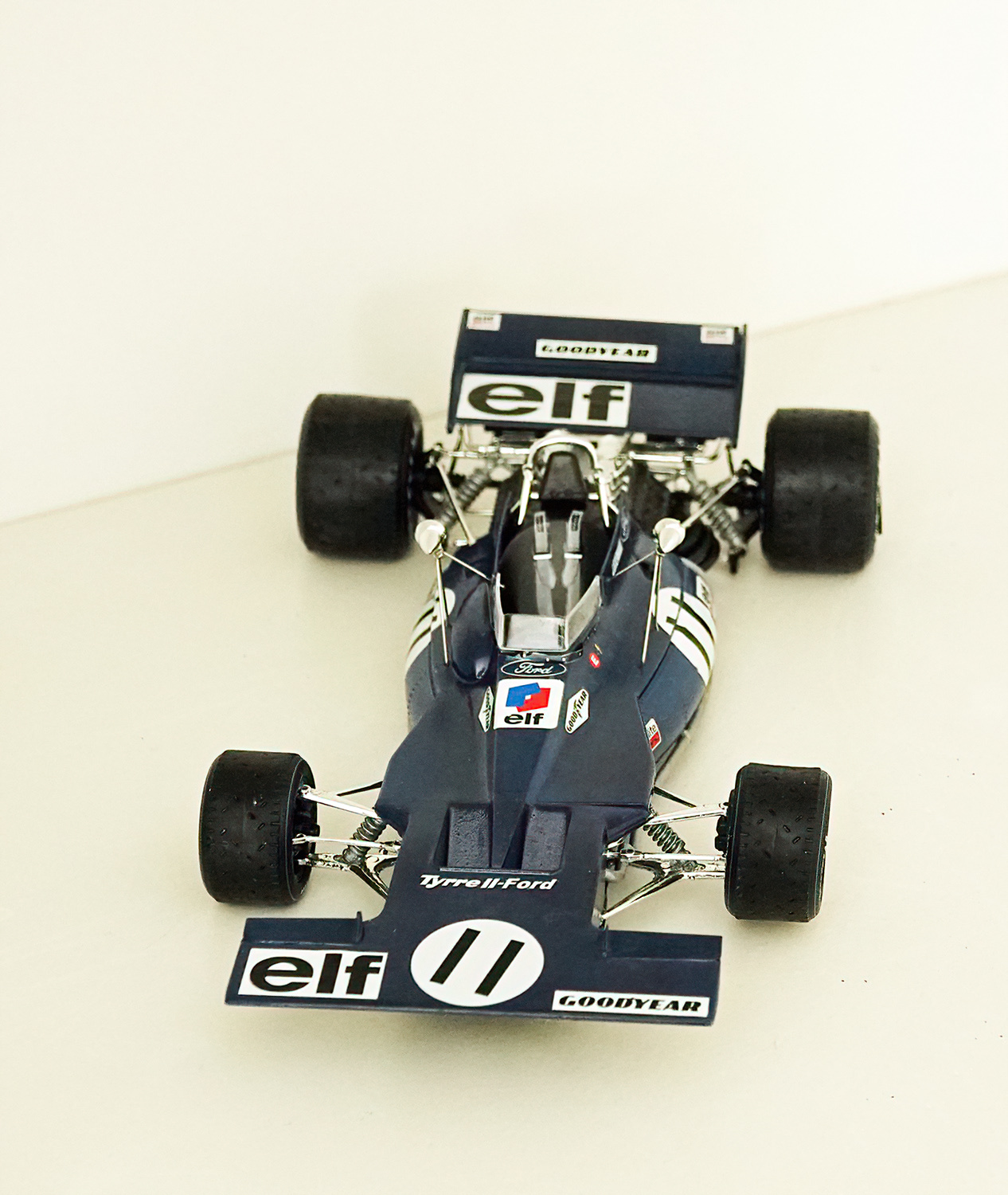 1971 Monaco Grand Prix Tyrrell 003 scale model by Ebbro