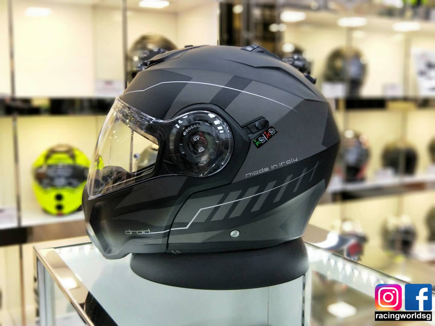 caberg droid helmet price GoPro Camera Mount | Chin Mount for Your Action Camera: Gopro, Insta 360, DJI The helmet ventilation is further enhanced by a wide adjustable frontal vent and inner air grooves Caberg Droid Helmet yellow 