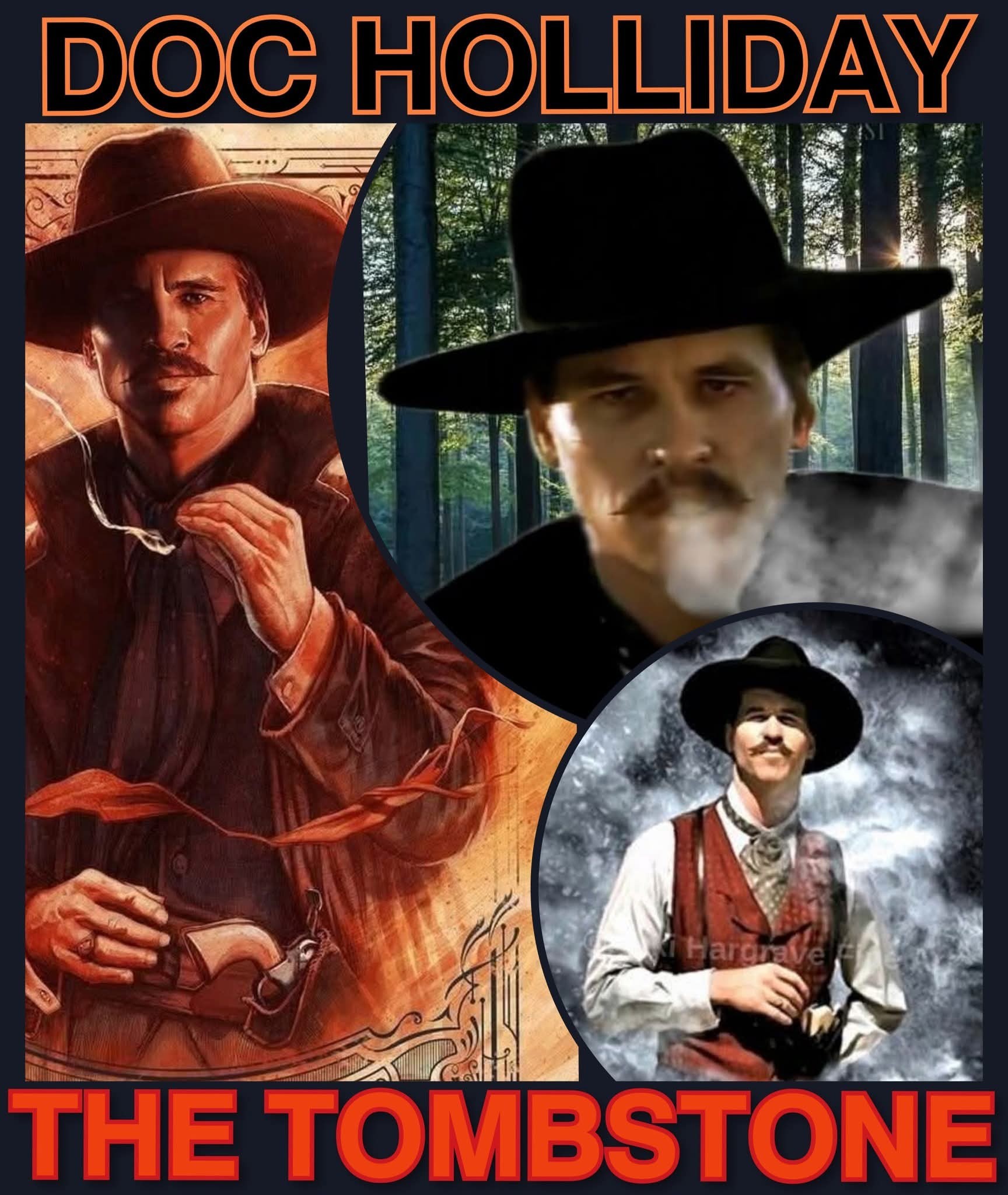 T-shirt SAY WHEN - Citation Doc Holliday "I'm Your Huckleberry" - Neuf Avec étiquettes - Unisexe