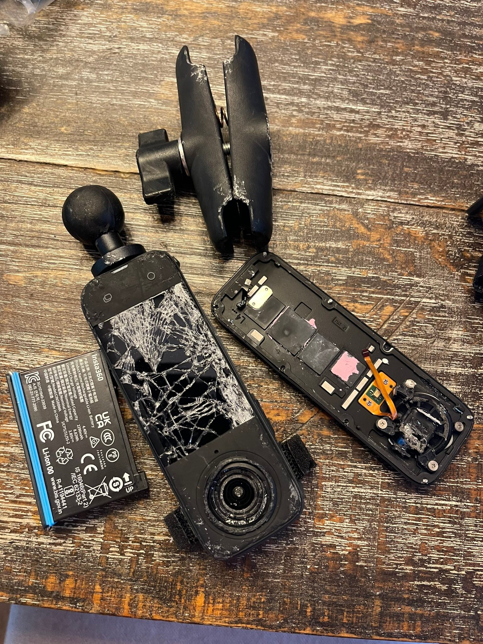 Two guys on adventure bikes Kentucky tags,one lost his x4 camera