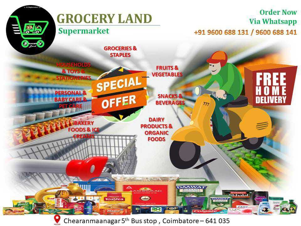 Grocery Land Supermarket | Coimbatore