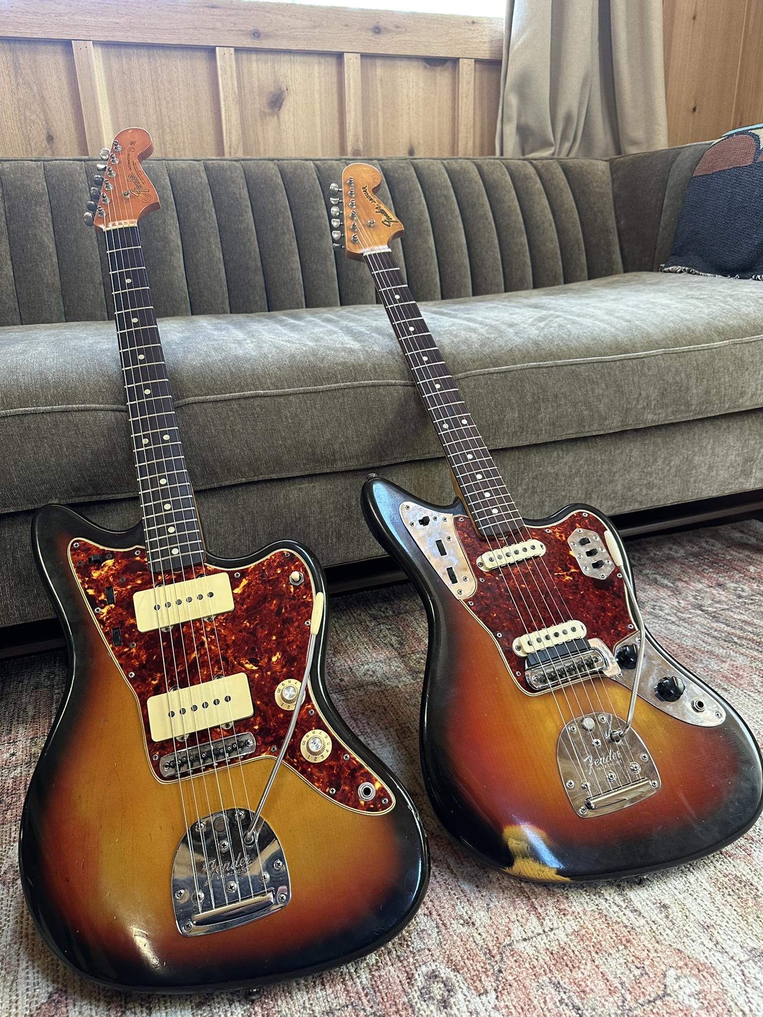 Fresh in on consignment: ca. 1995 Fender Jaguar with upgraded