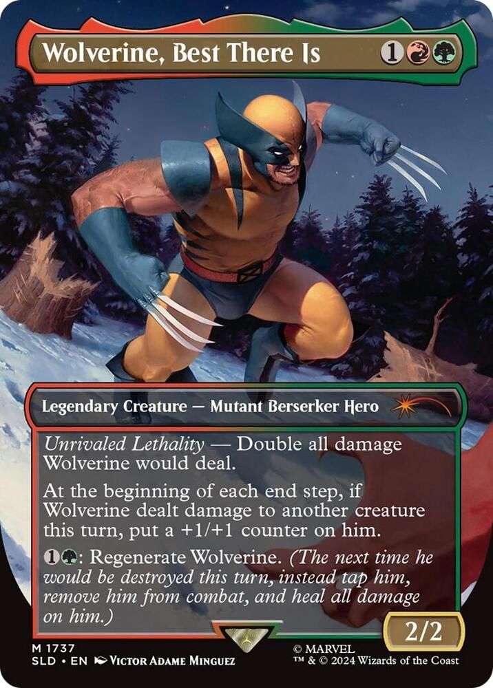 wolverine commander deck mtg EDH Deck Wolverine, Best There Is 100 Magic Cards Custom Deck Marvel Gruul Combat Magic the Gathering Secret Lair