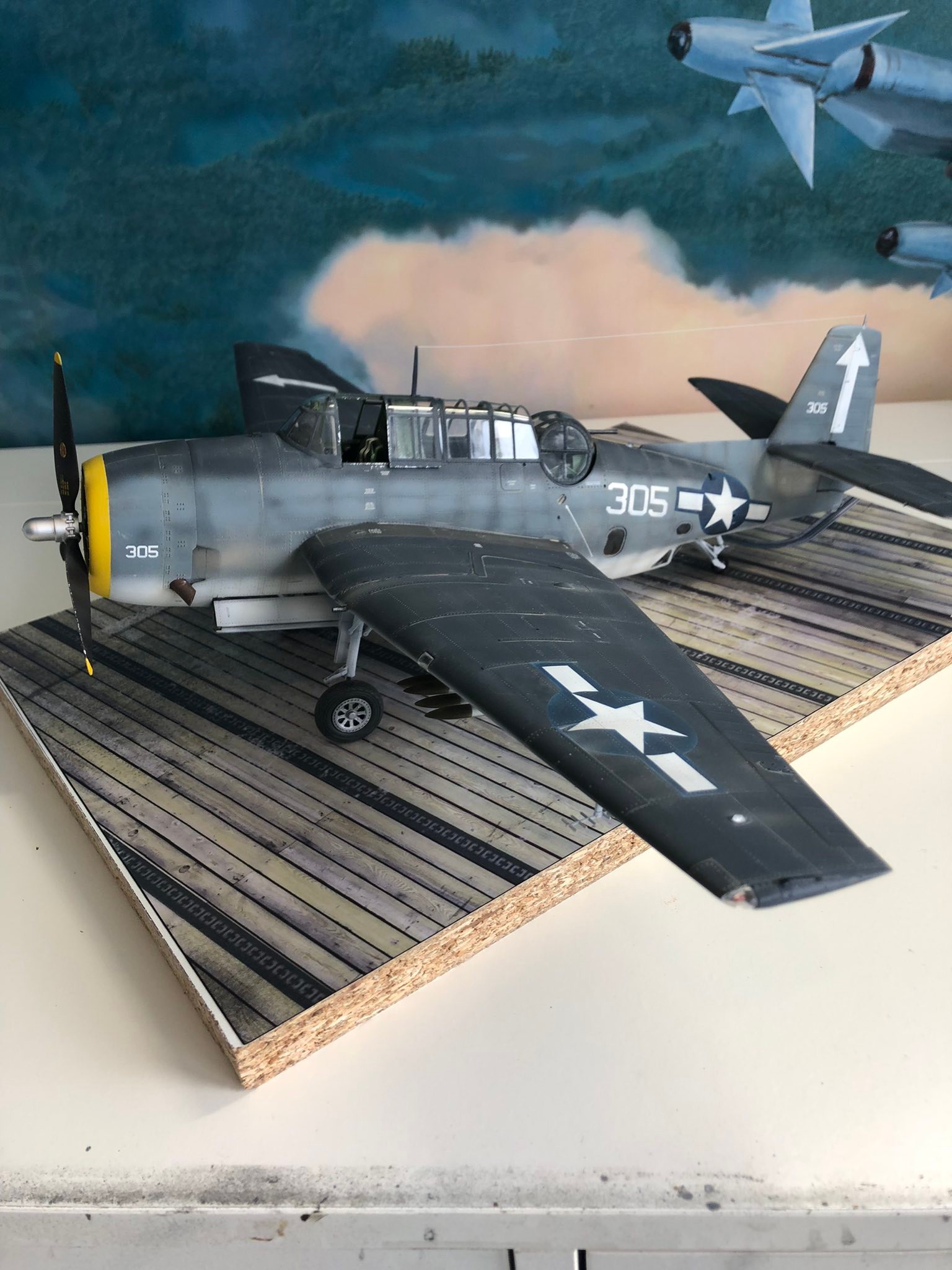 Trumpeter 1/32 TBM-3 Avenger model kit review