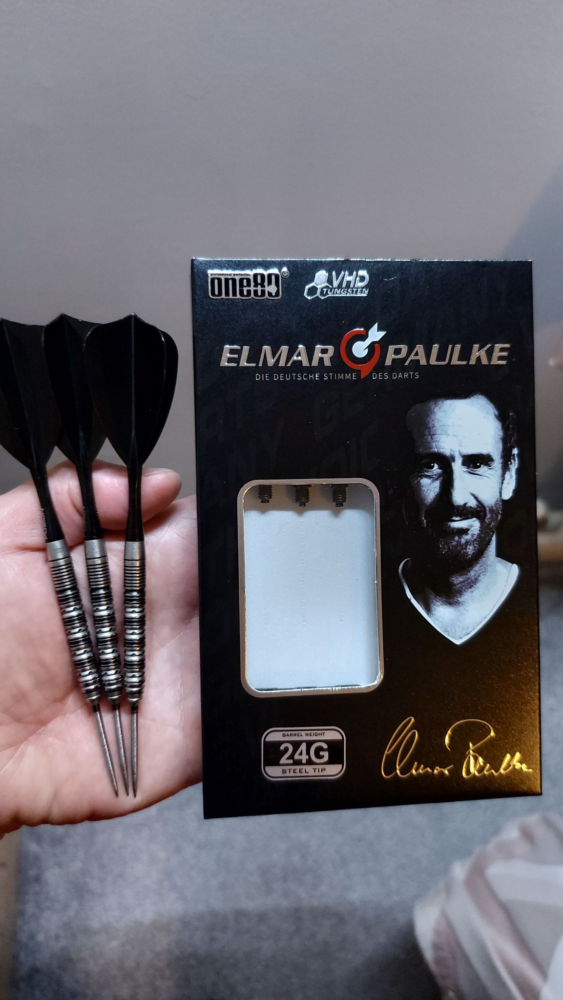 GOAT Quarterback V1 95% Tungstène Fléchettes Pointe Acier 23G - 3 Barrels, 3 Flights Et 3 Tiges